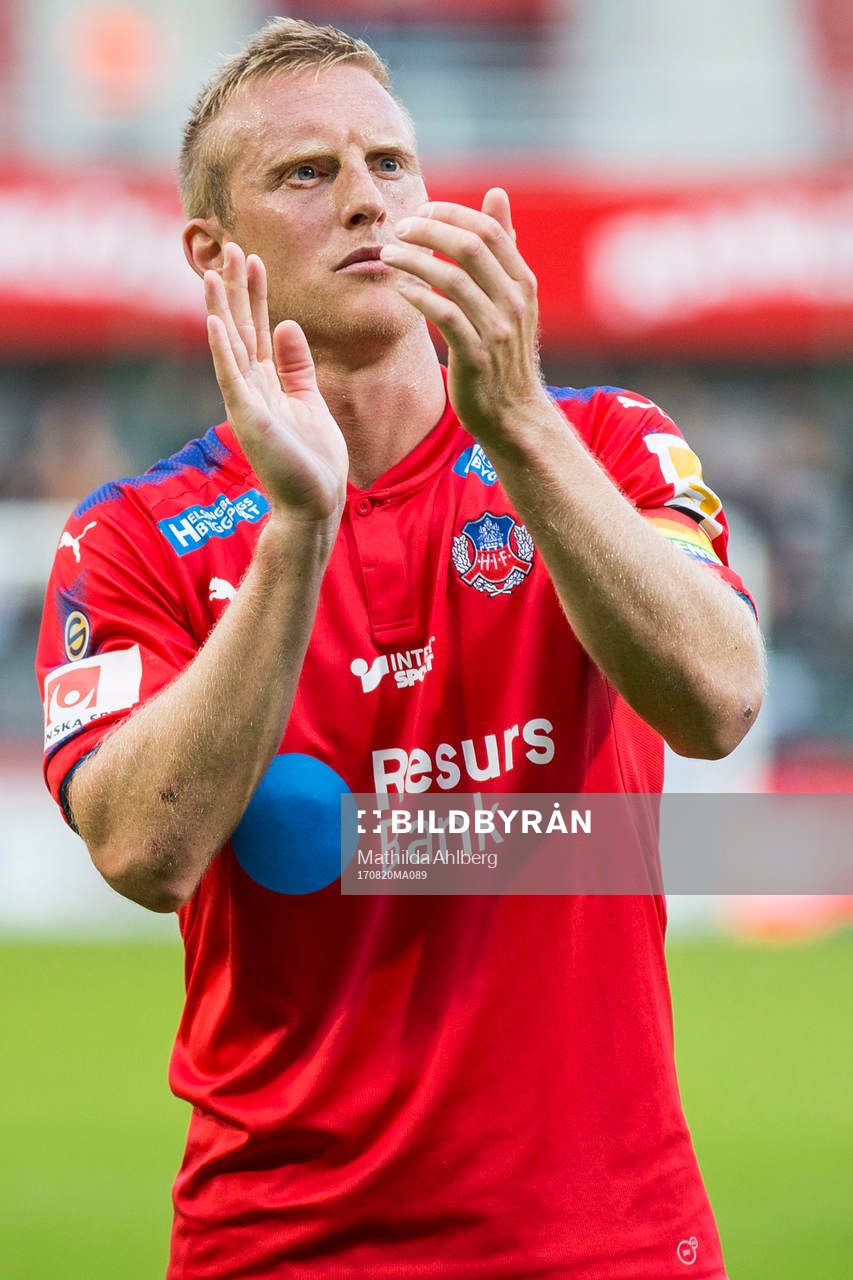 Helsingborgs Peter Larsson tackar publiken