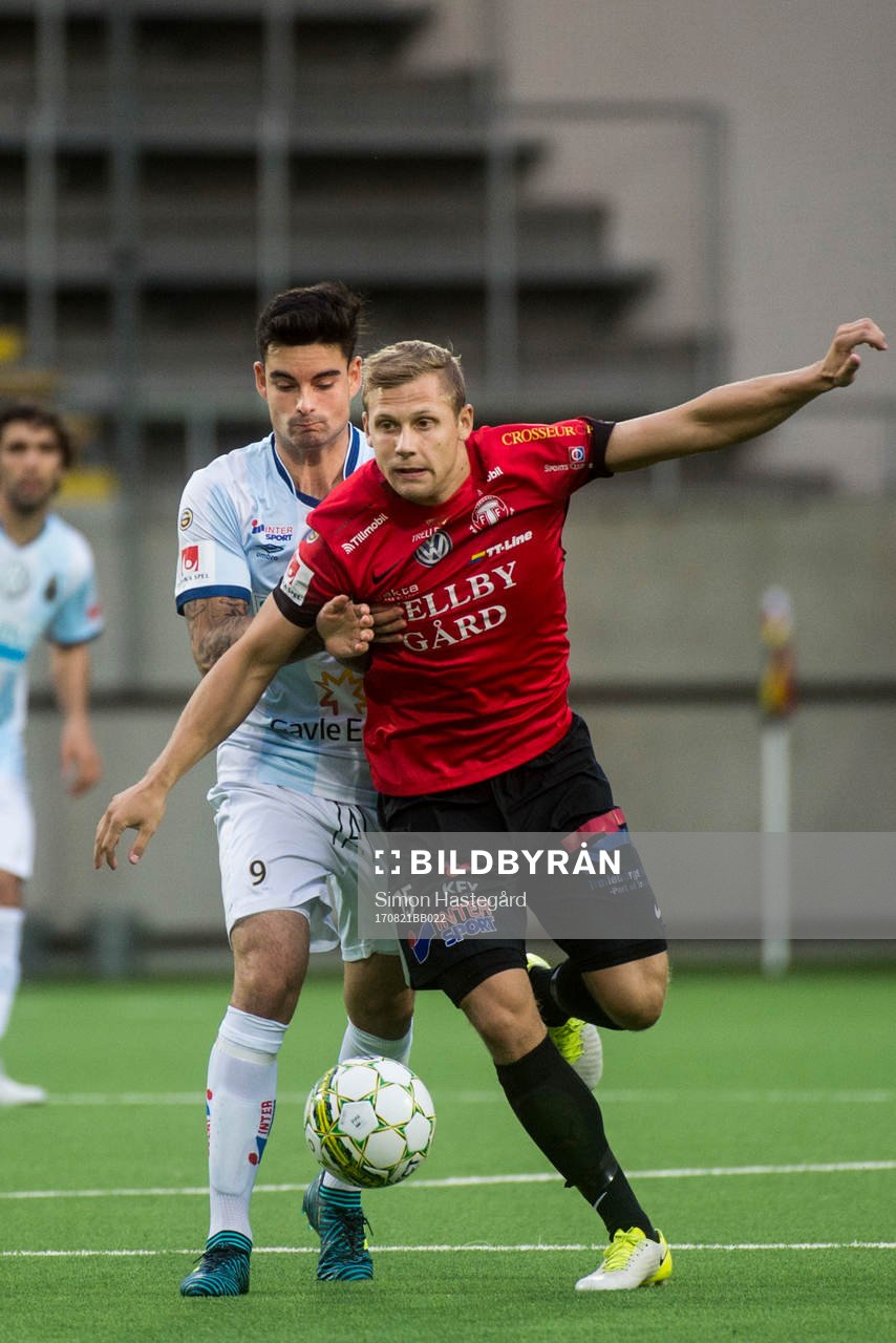 Gefles Diego Montiel och Trelleborgs Erik Andersson