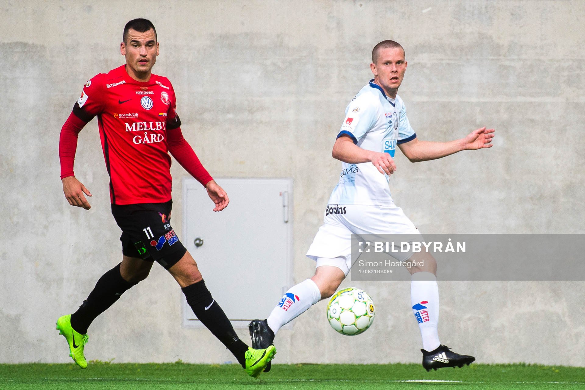 Trelleborgs Dino Islamovic och Gefles Anton Lans