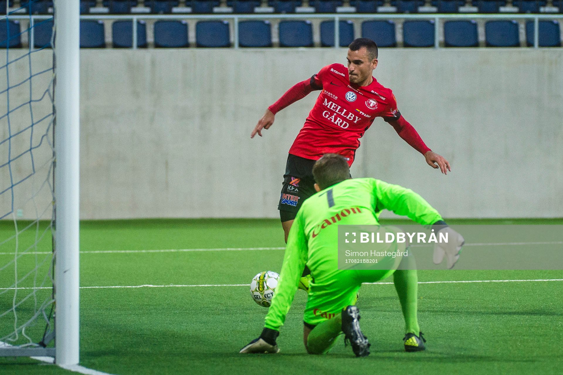 Trelleborgs Dino Islamovic gör 0-1