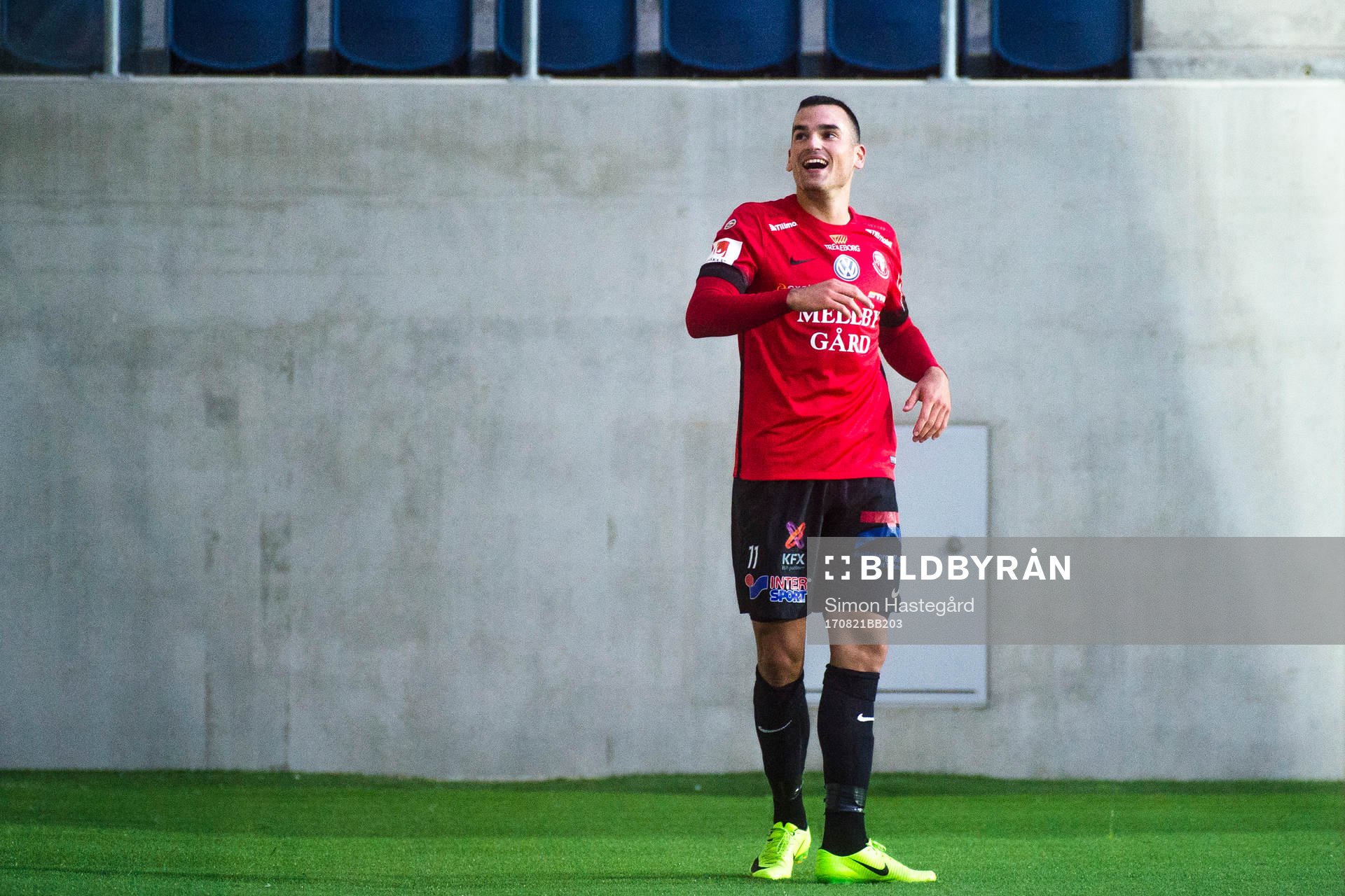 Trelleborgs Dino Islamovic jublar