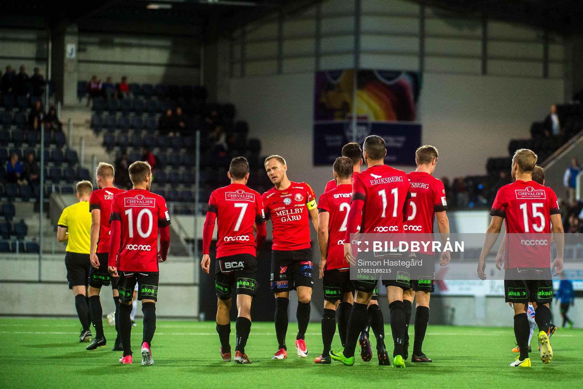 Trelleborgs spelare jublar