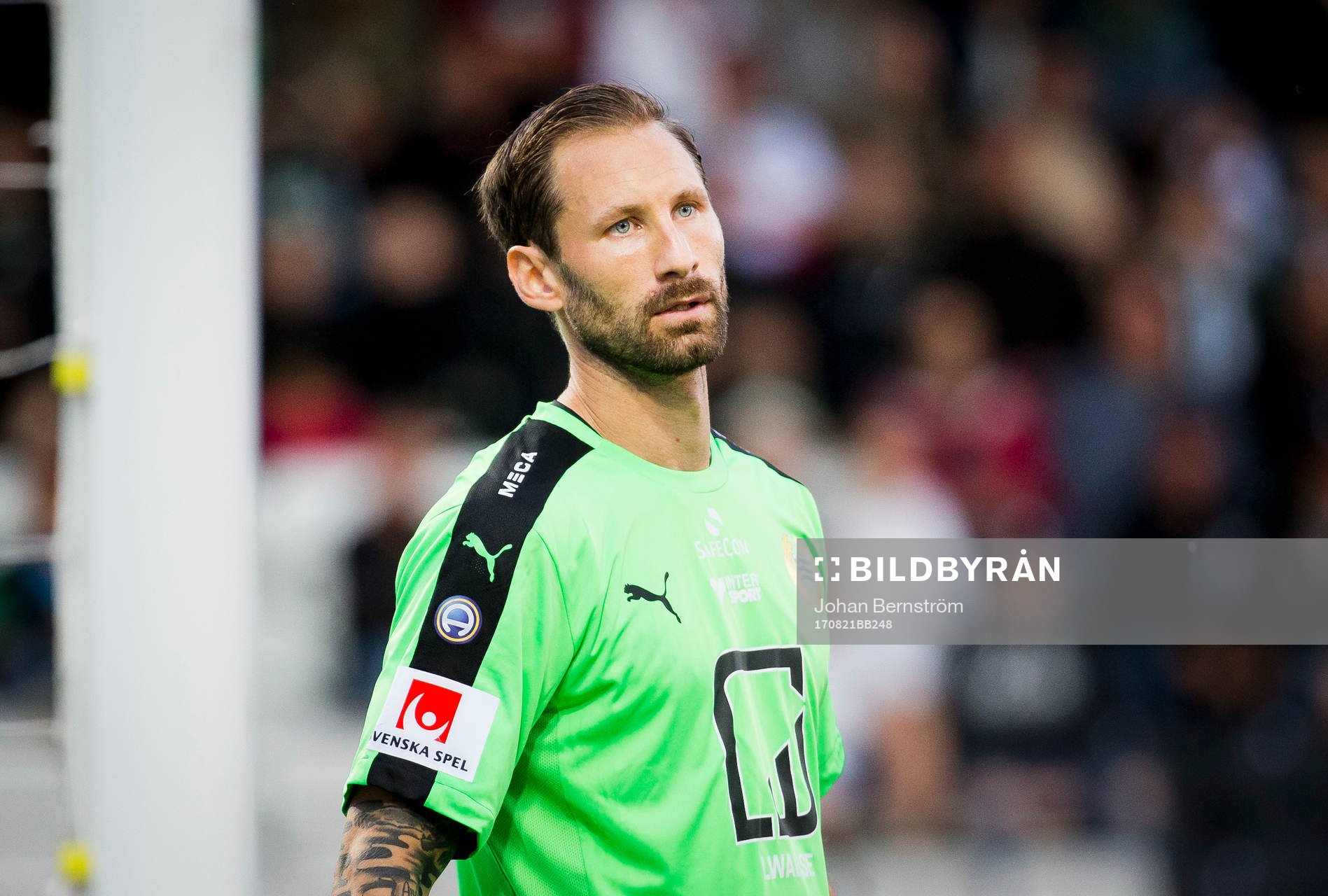 Hammarbys målvakt Johan Wiland