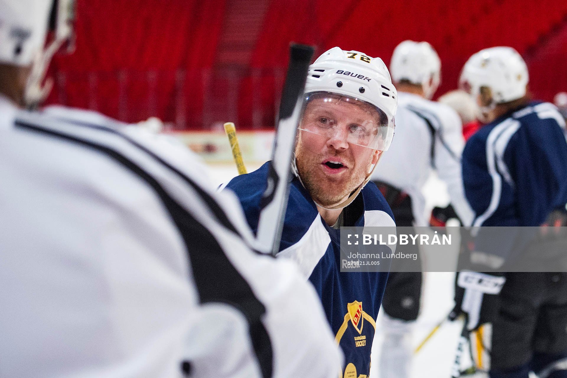 Pittsburghs Patric Hörnqvist deltar i en träning
