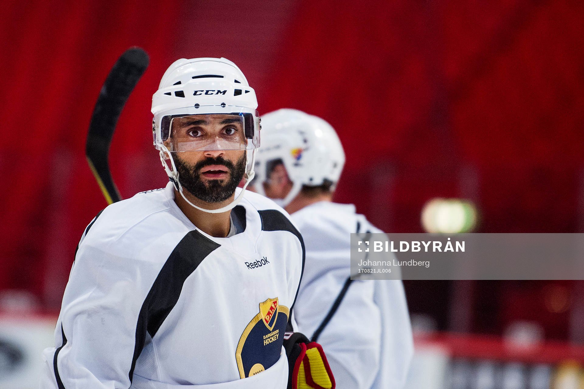 Ottawas Johnny Oduya deltar i en träning