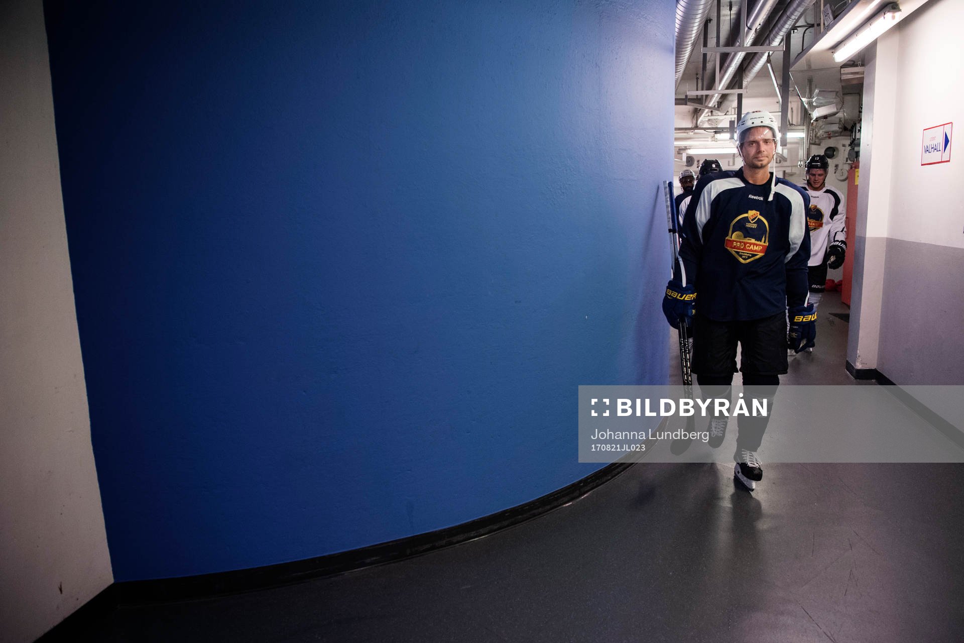 Buffalos Jacob Josefson deltar i en träning
