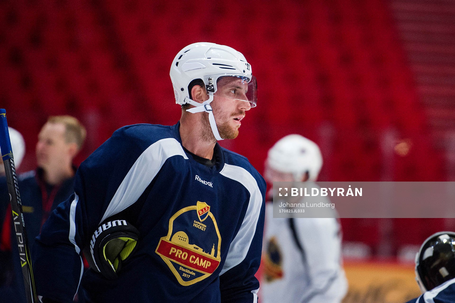Dallas Patrik Nemeth deltar i en träning