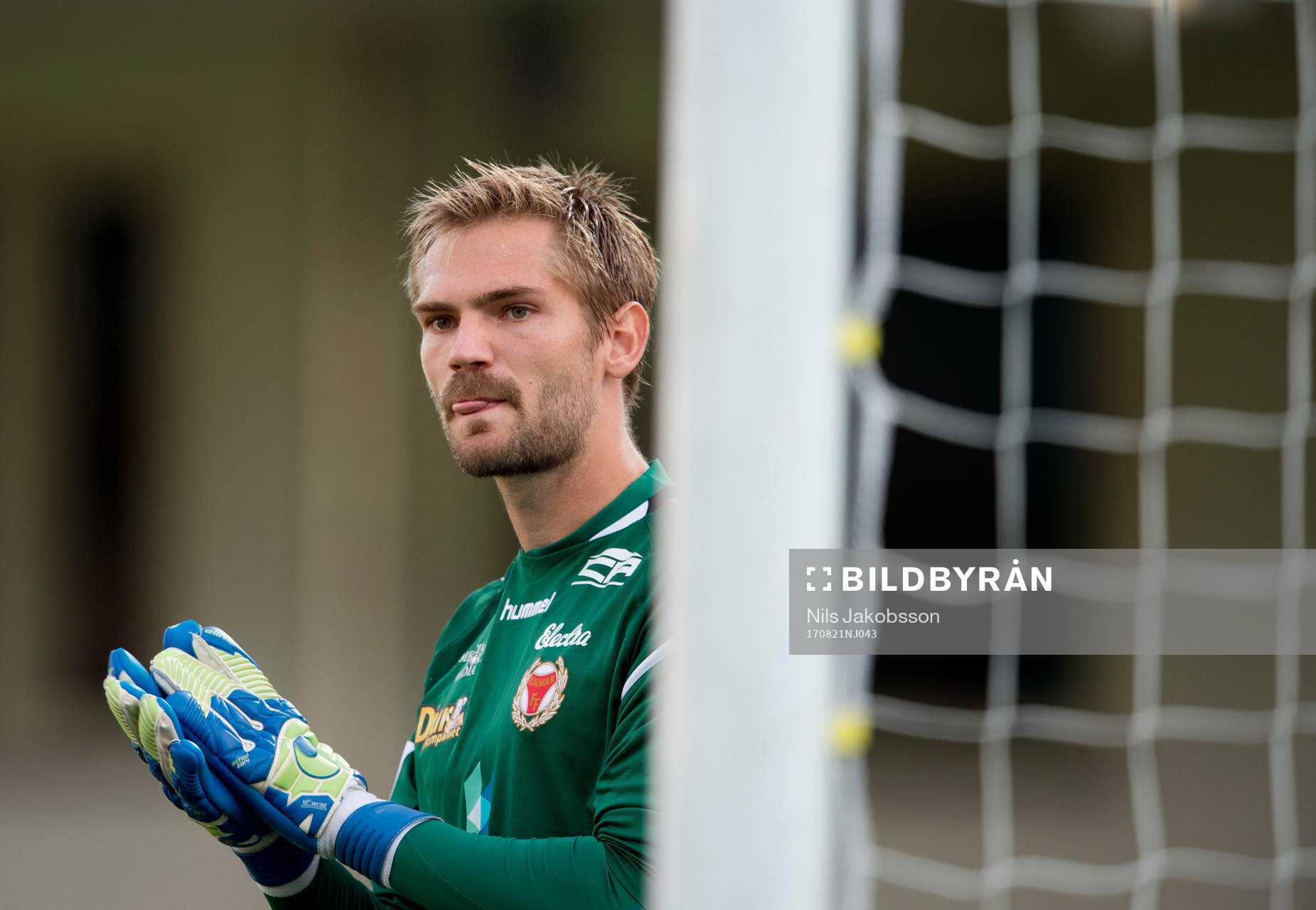 Kalmars målvakt Lucas Hägg-Johansson