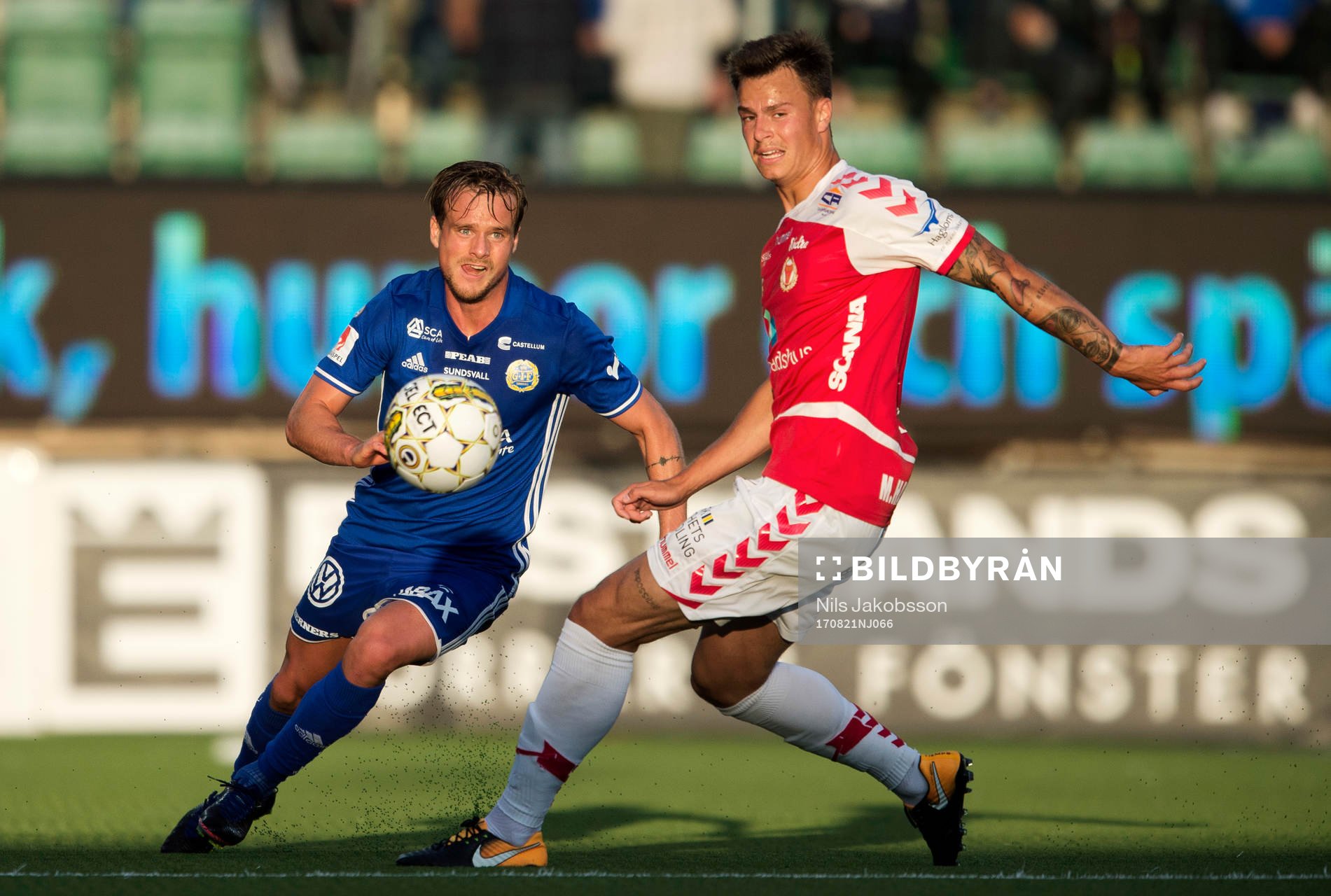 Sundsvalls Eric Larsson och Kalmars Melker Hallberg