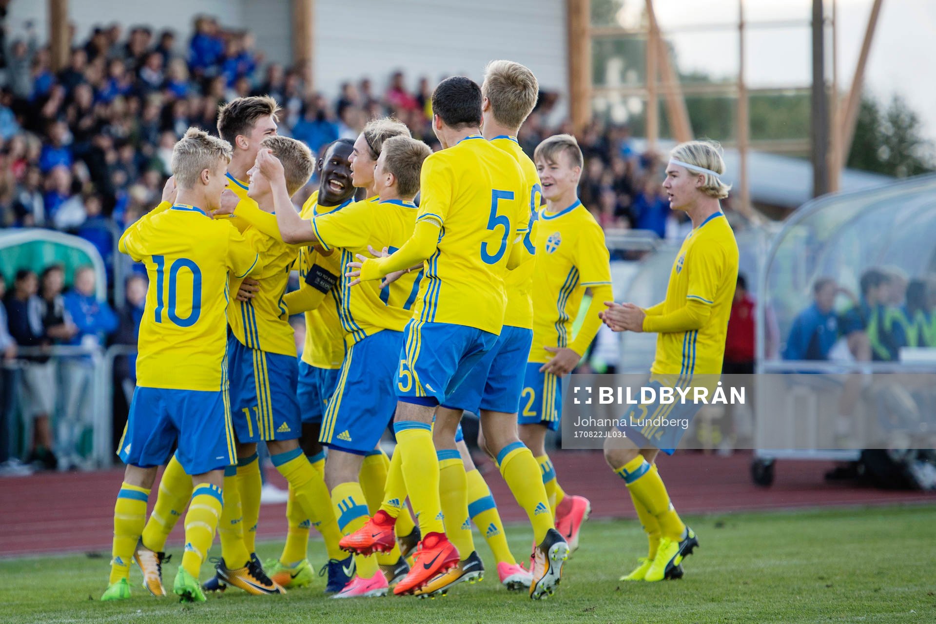 Sveriges spelare med Otto Vallentin, David Edvardsson,