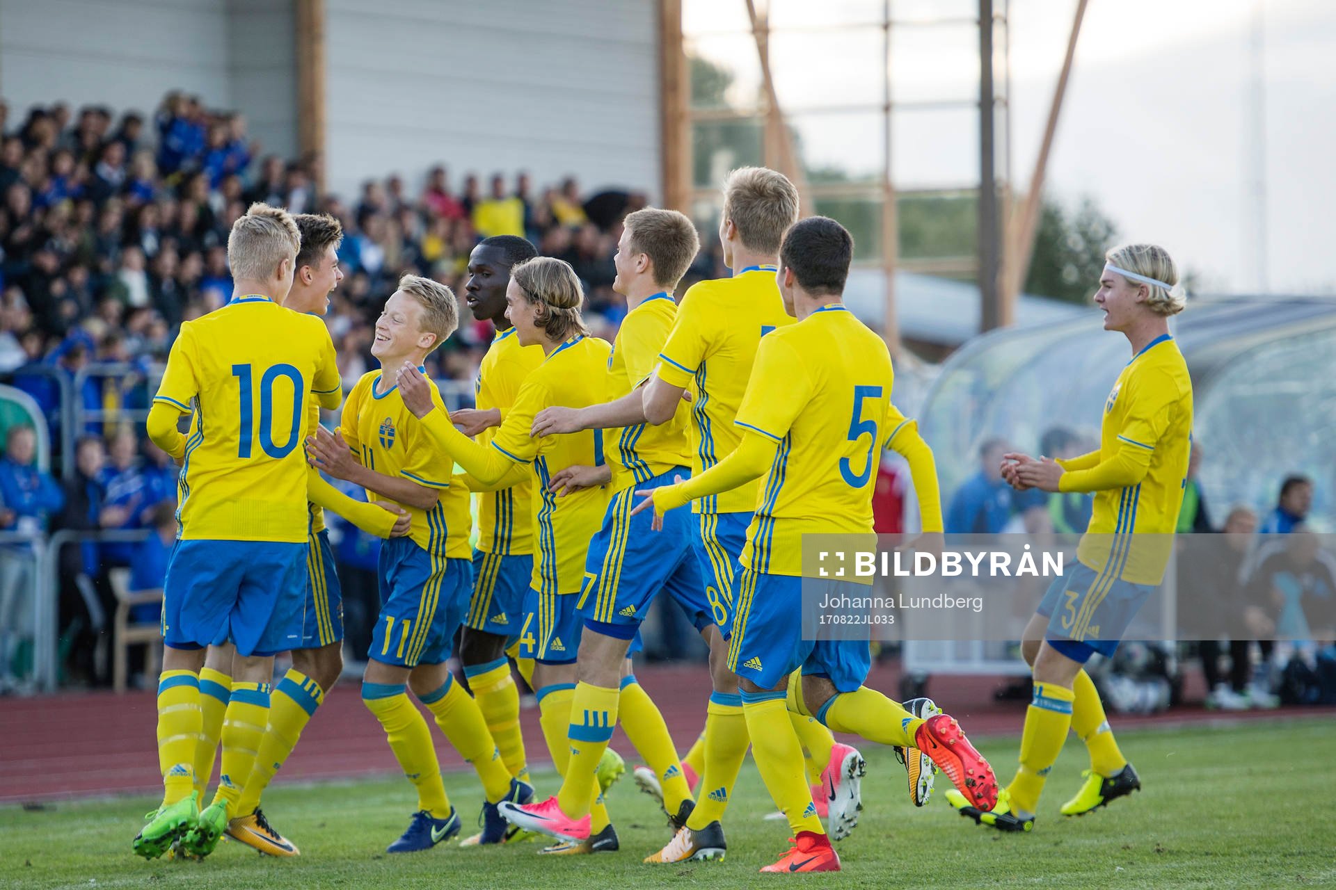 Sveriges spelare med Otto Vallentin, David Edvardsson,