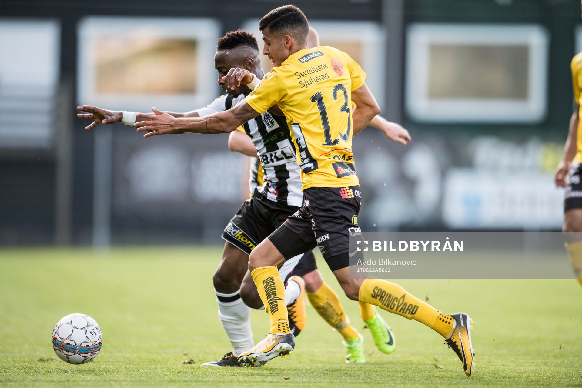 Landskronas Sadat Karim och Elfsborgs Rami Kaib
