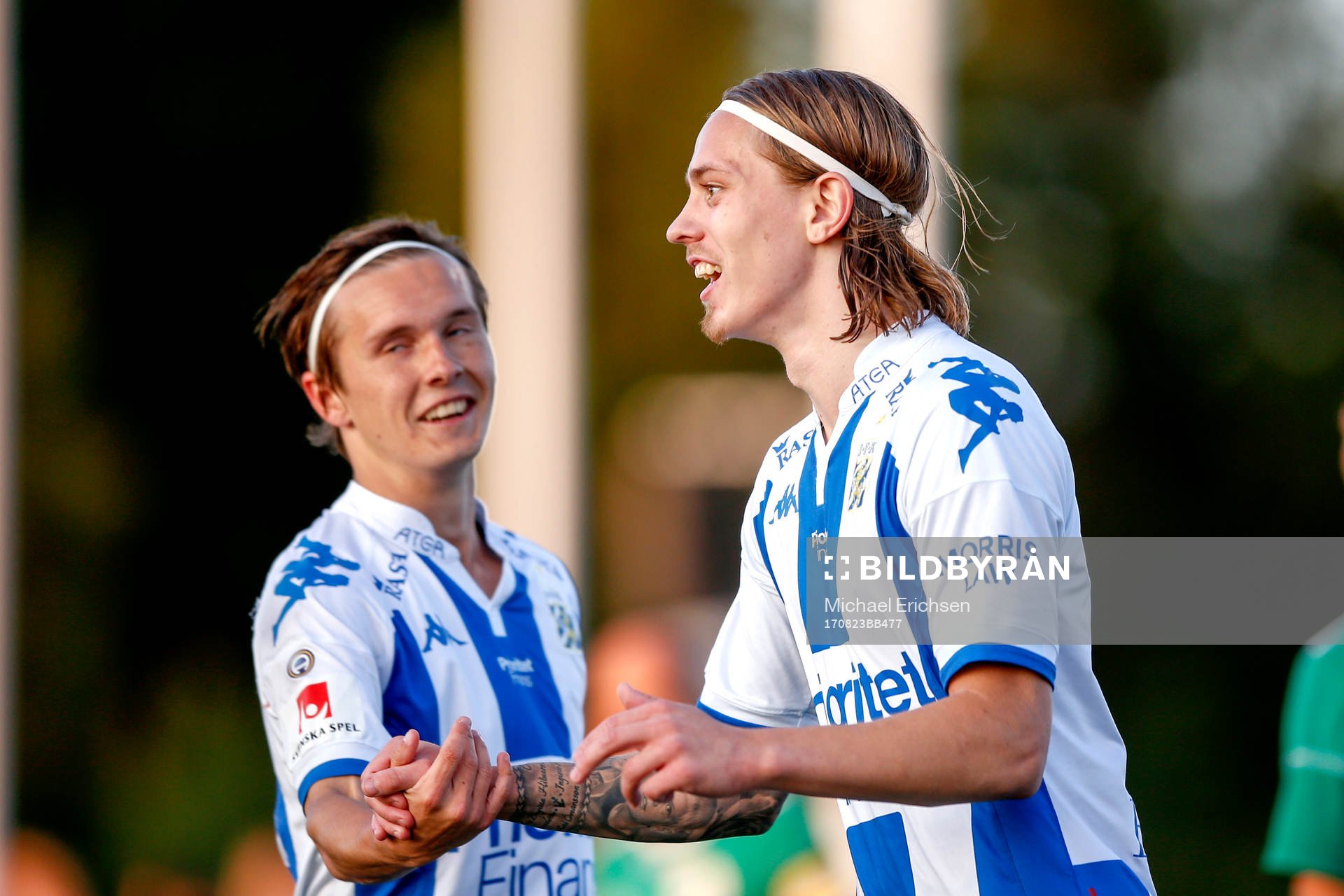 IFK Göteborgs Elias Mar Omarsson och Patrik Karlsson