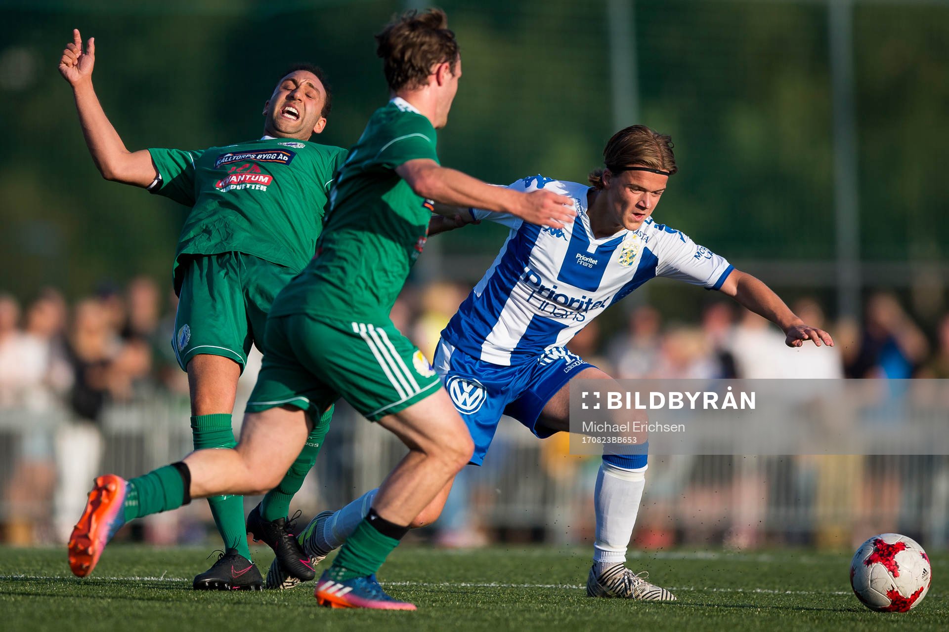 IFK Göteborgs August Erlingmark mot Landvetters Hami