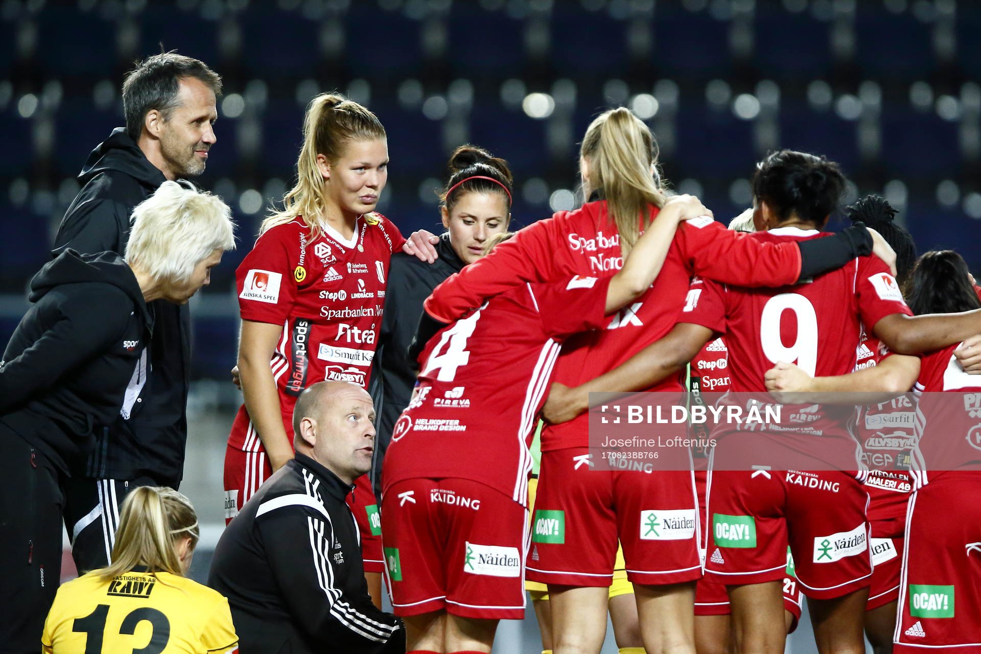 Piteås spelare med tränare samlas