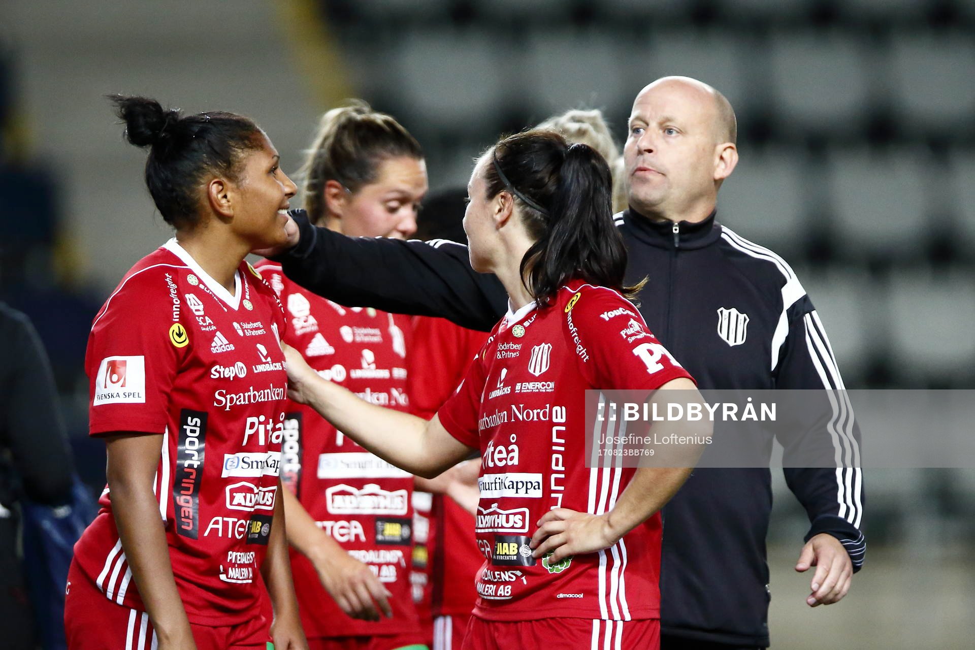 Piteås Madelen Janogy och tränare Stellan Carlsson