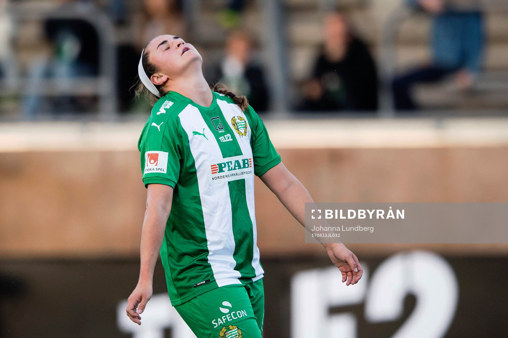 Hammarbys Murielle Tiernan deppar