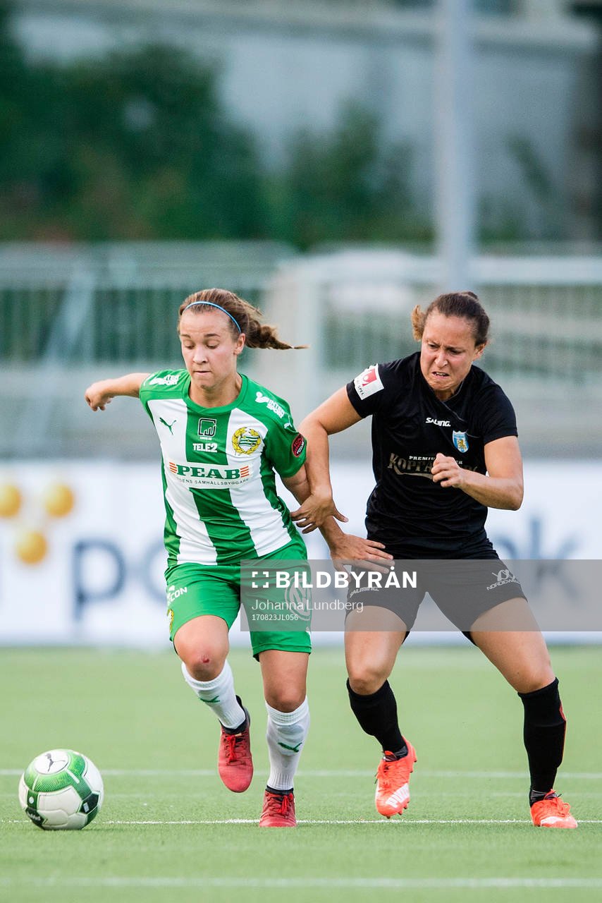 Hammarbys Julia Zigiotti Olme och Göteborgs Catrine
