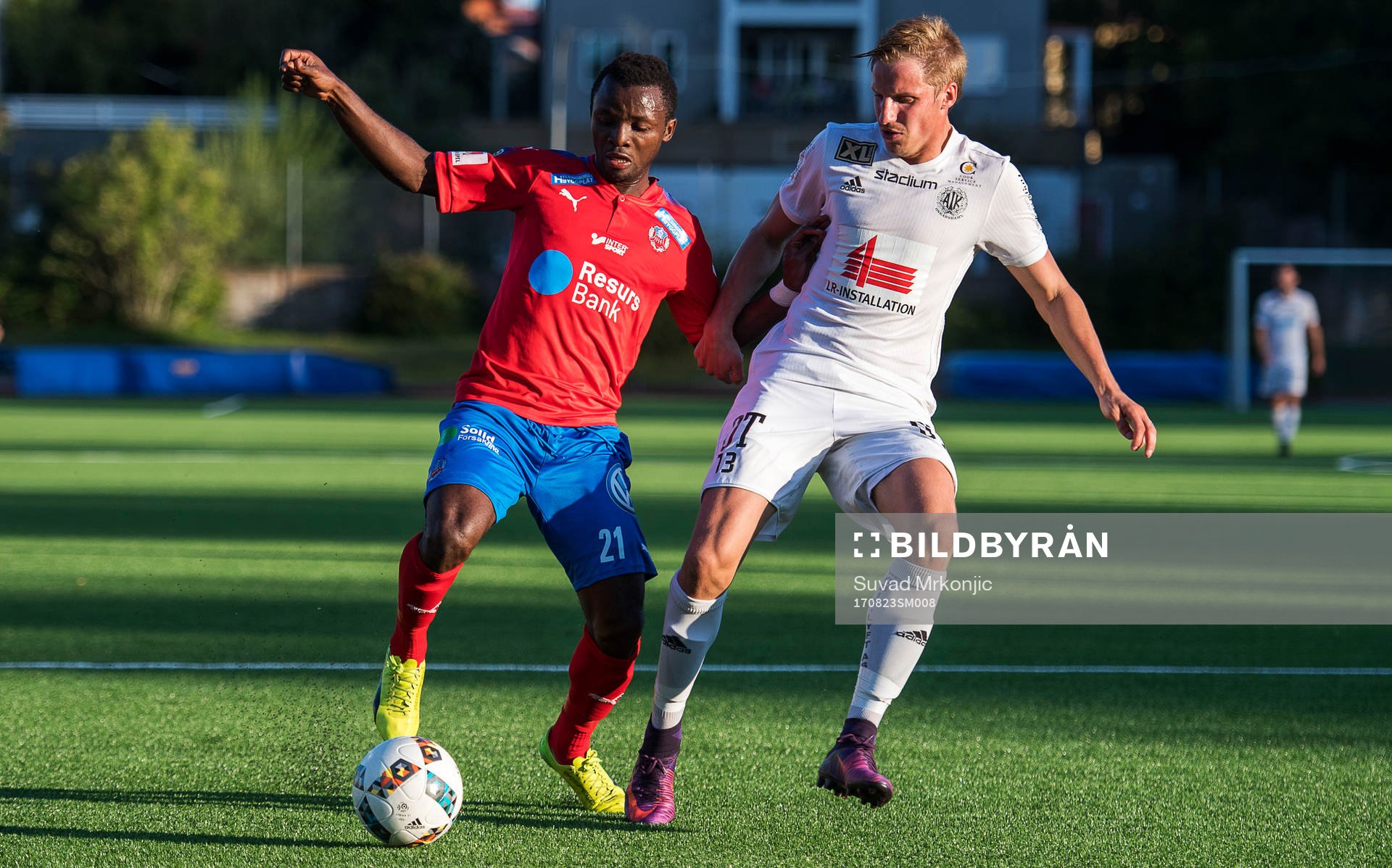Helsingborgs Monday Samuel och Oskarshamns Eric Persson