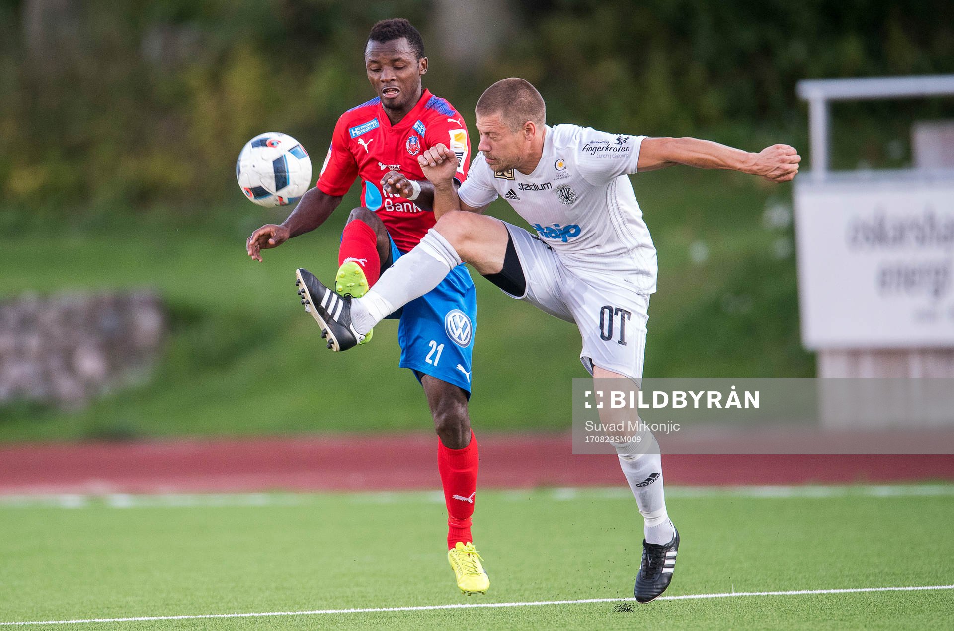 Helsingborgs Monday Samuel och Oskarshamns Johan Niklasson