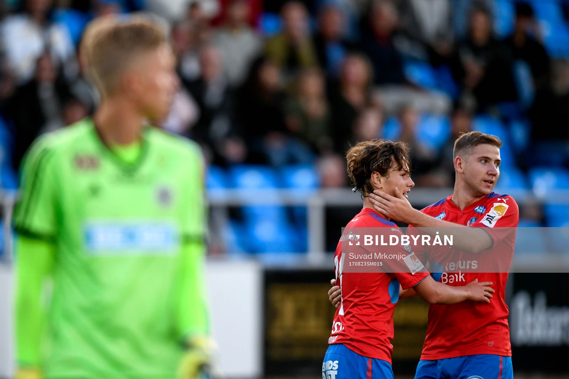 Helsingborgs Alex Timossi Andersson och Darijan Bojanic