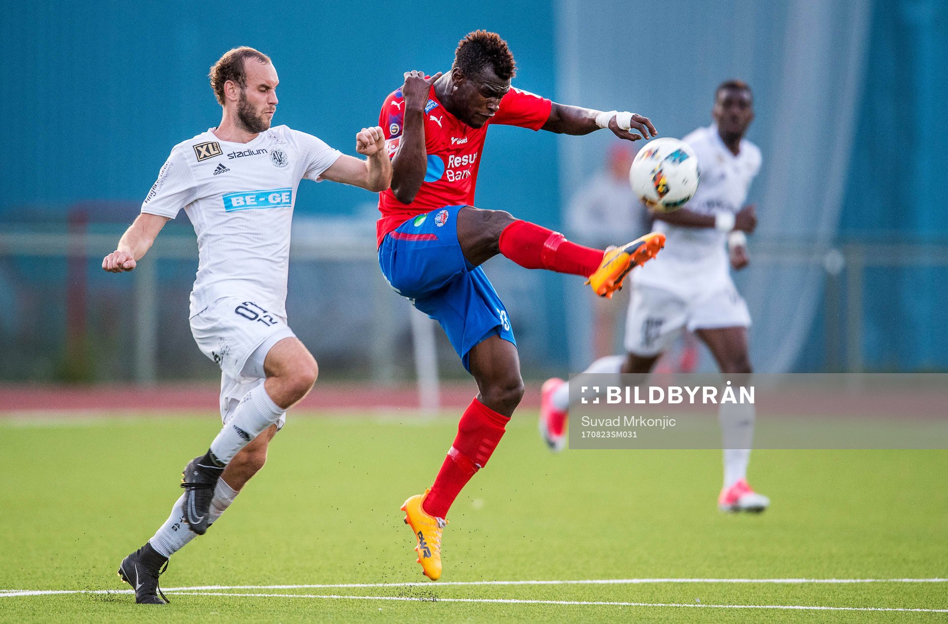Helsingborgs Edwin Gyimah och Oskarshamns Cristopher