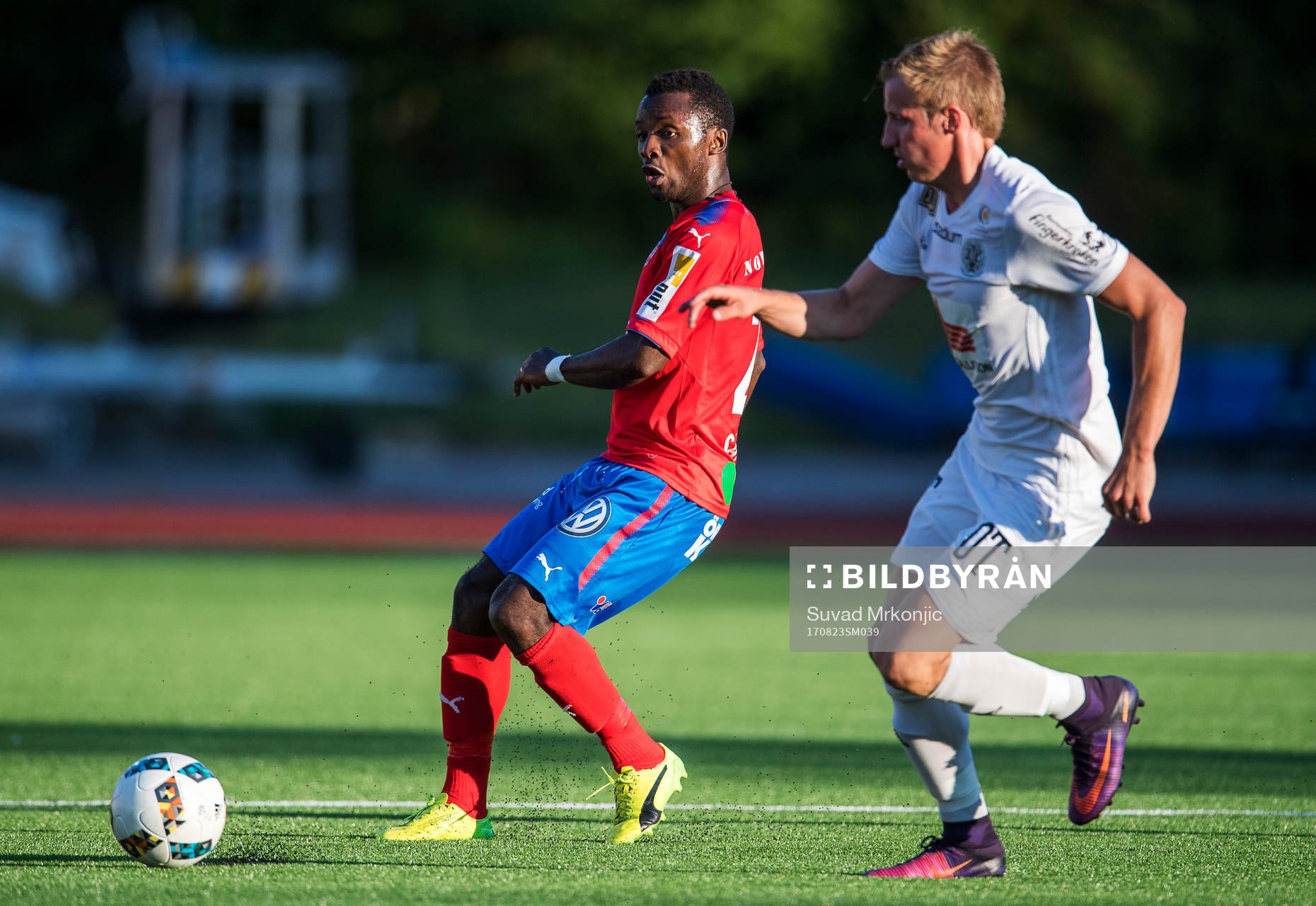 Helsingborgs Monday Samuel och Oskarshamns Eric Persson