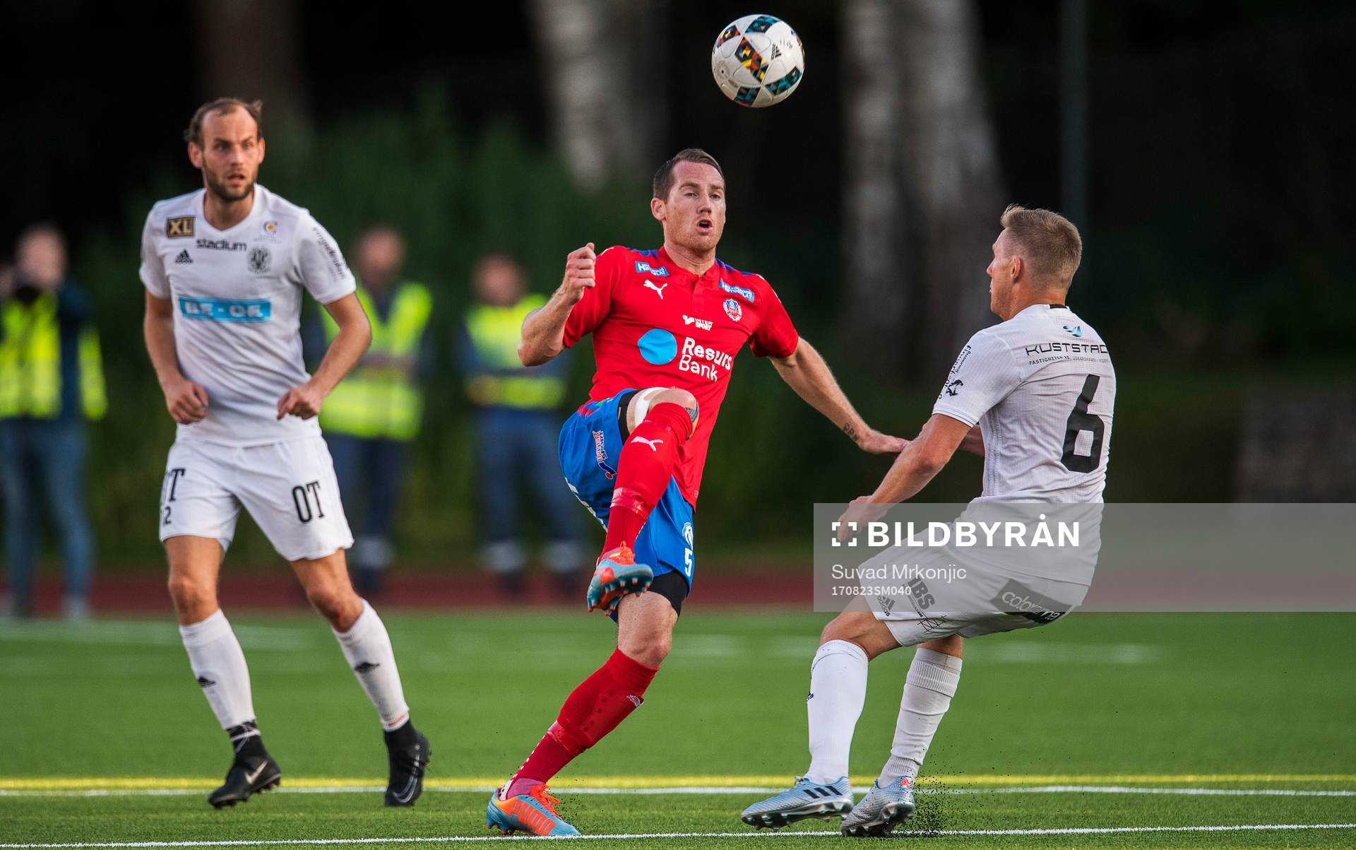 Helsingborgs Johan Persson samt Oskarshamns Filip