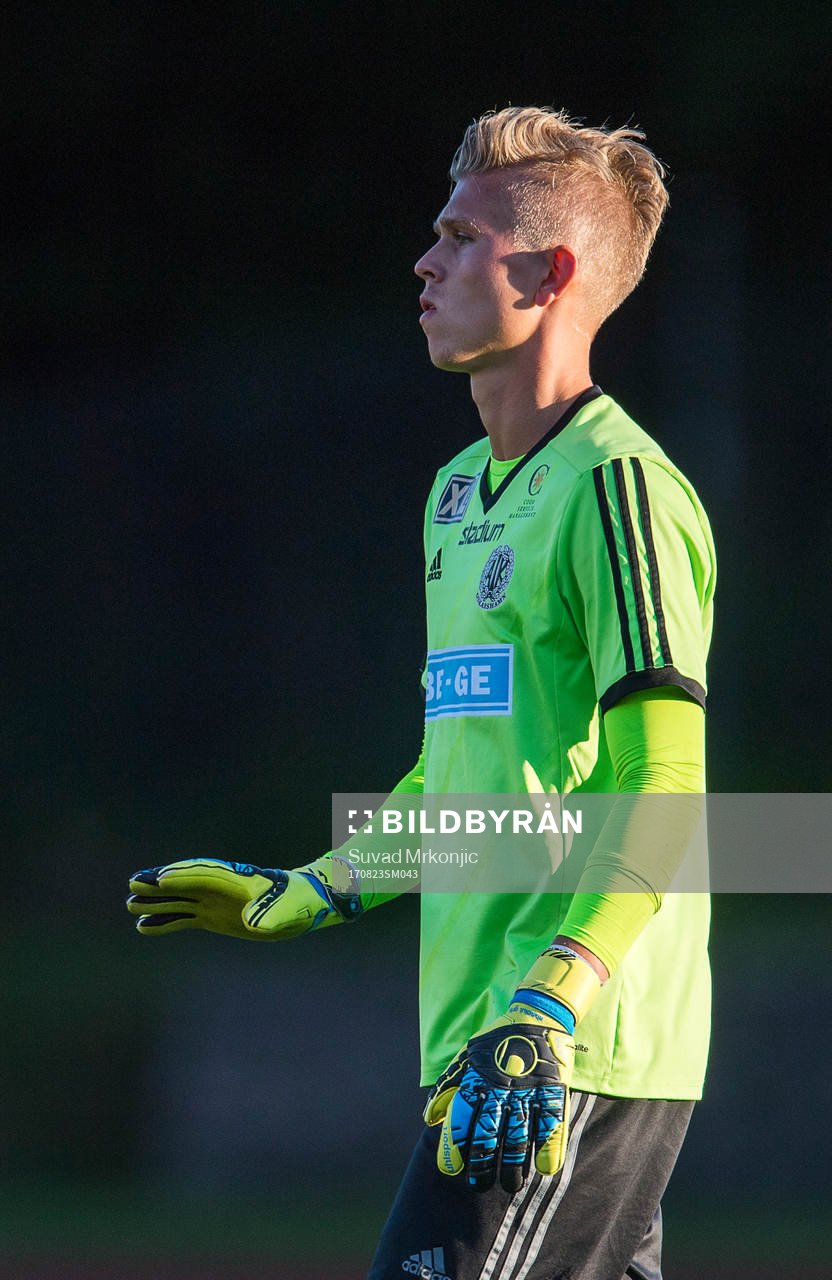 Oskarshamns målvakt Oliver Bergman