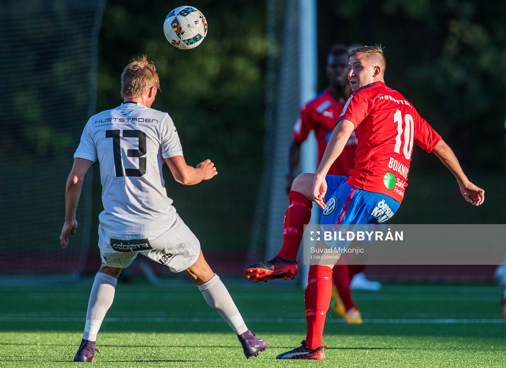 Helsingborgs Darijan Bojanic och Oskarshamns Eric Persson