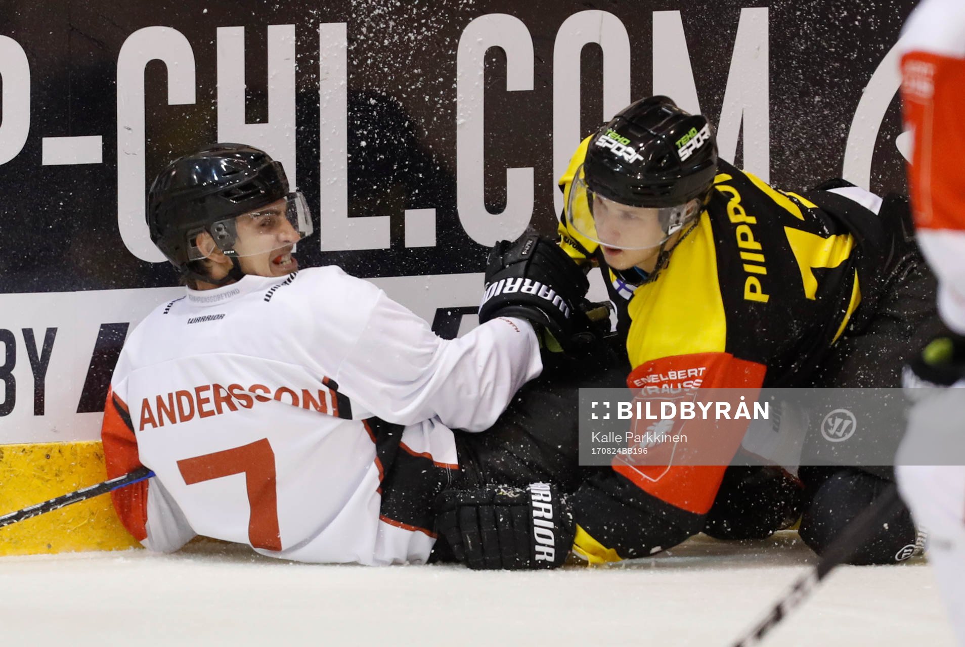 Nils Andersson, Malmö Redhawks and Topi Piipponen, KalPa