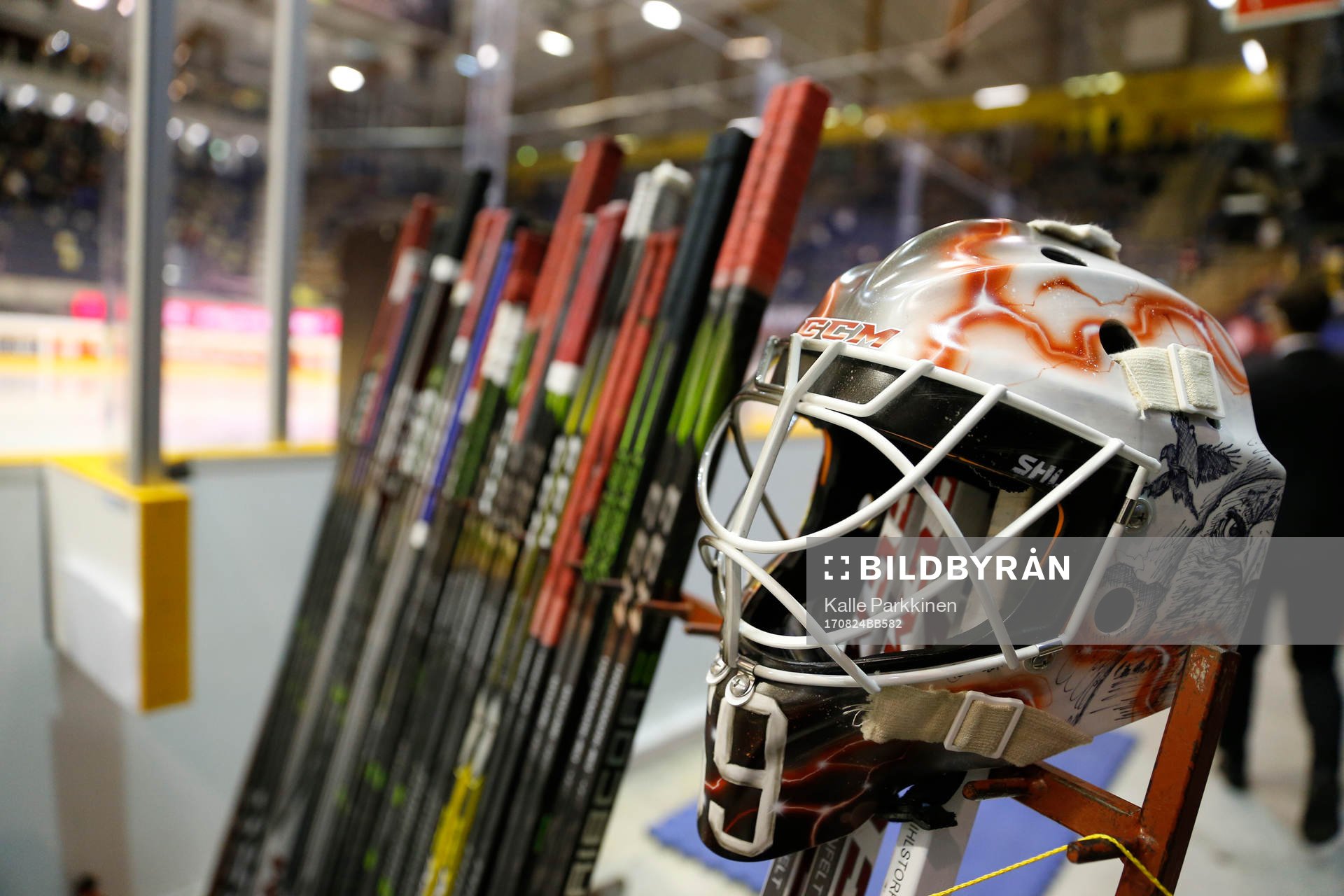 Mask of Oscar Alsenfelt, Malmö Redhawks