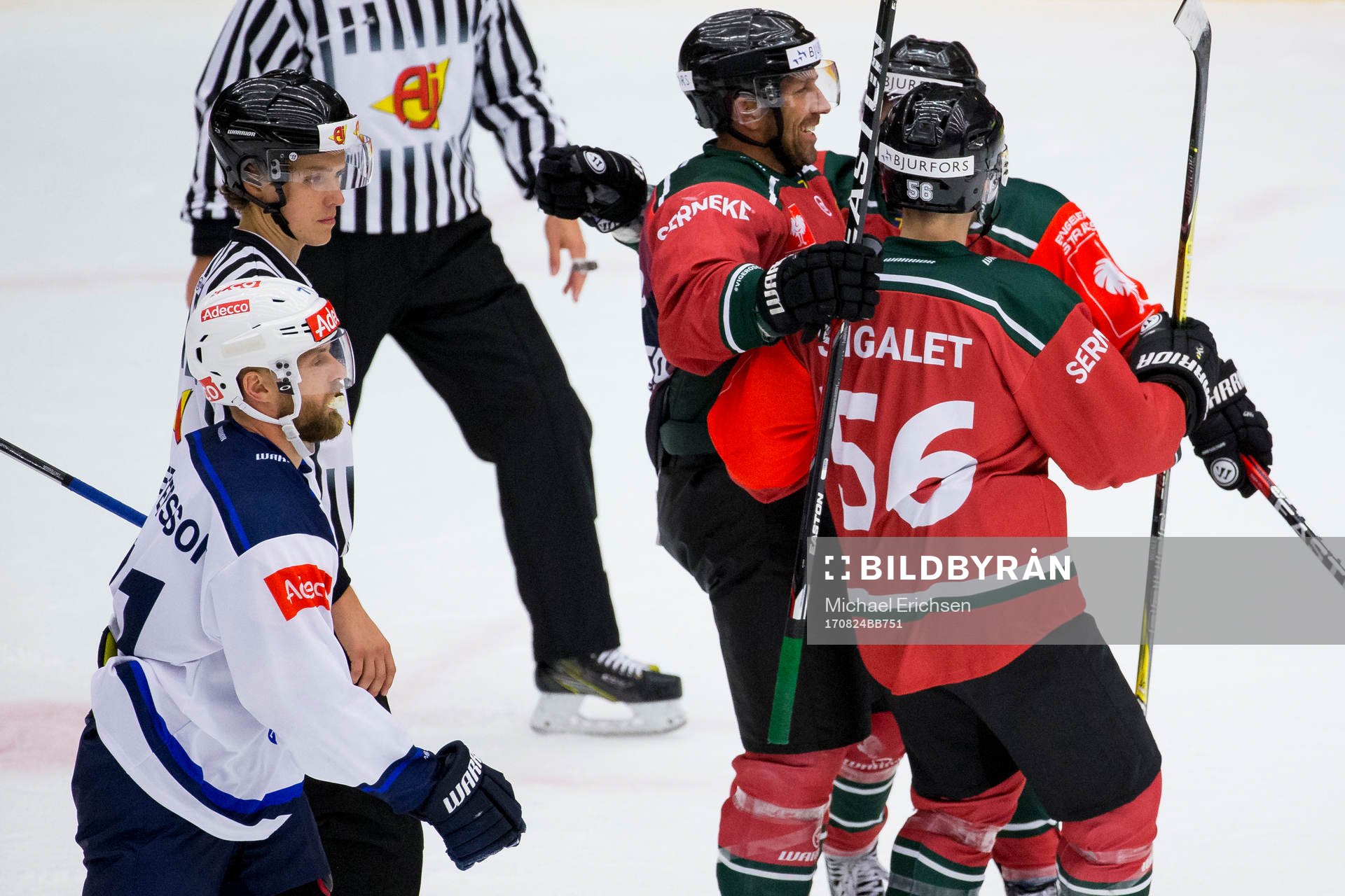 Zürichs Fredrik Pettersson deppar bredvid Frölundas Ryan
