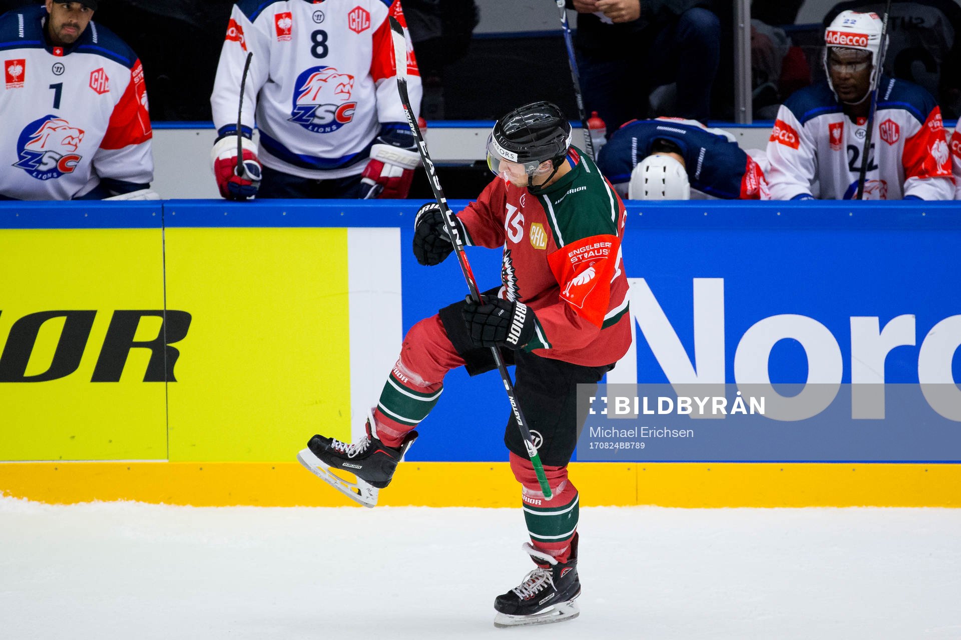 Frölundas Matt Donovan jublar