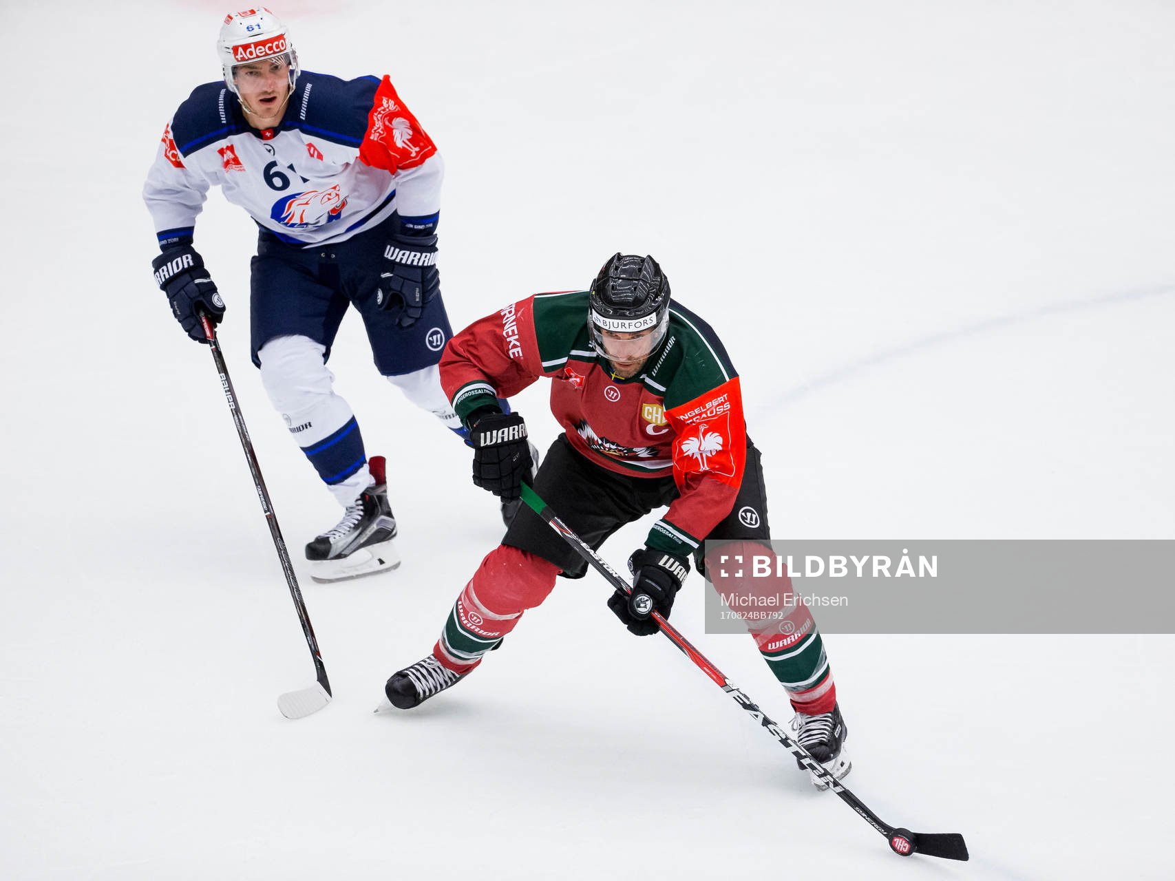 Frölundas Joel Lundqvist rundar Zürichs Fabrice Herzog