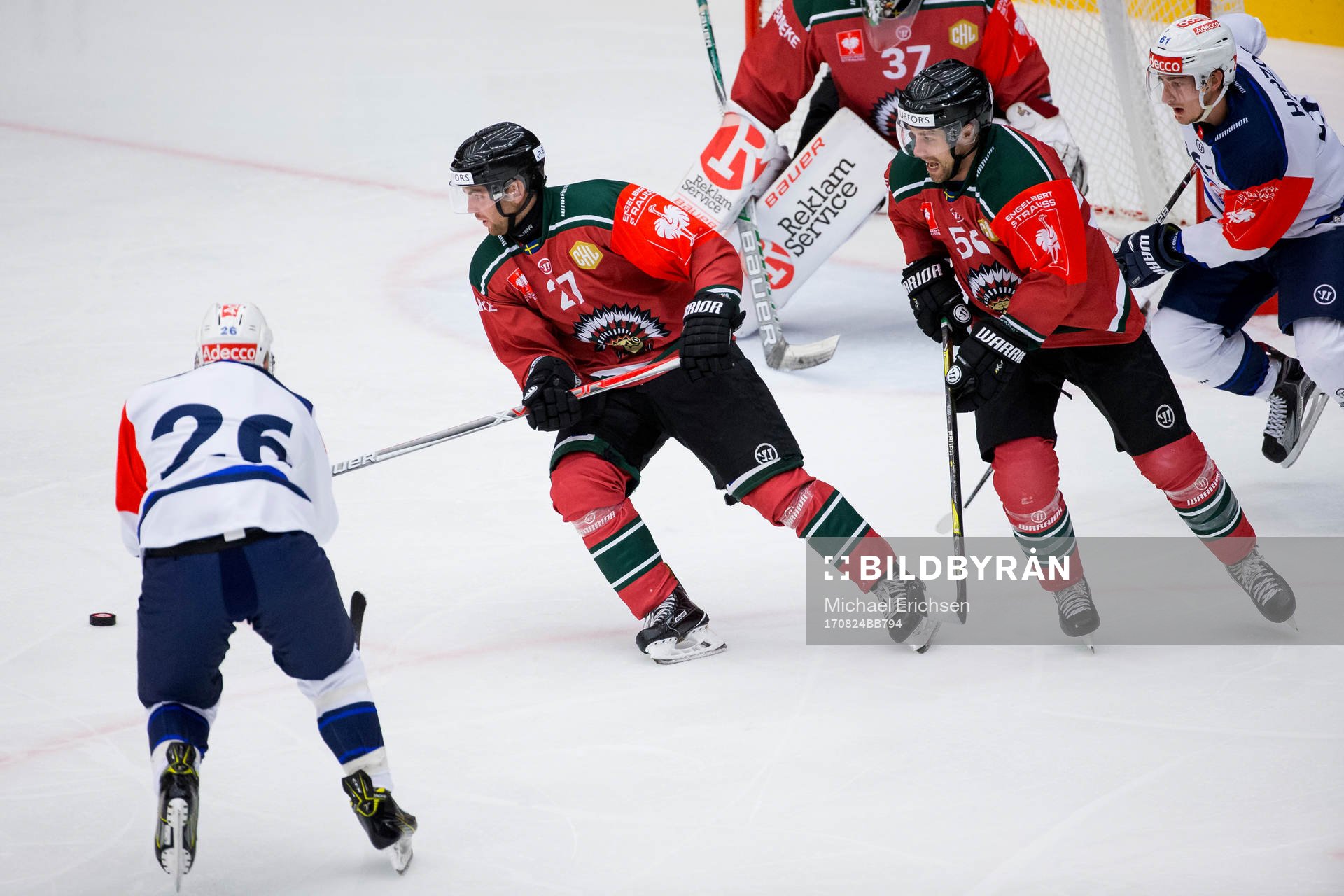 Frölundas Pontus Westerholm och Jonathan Sigalet