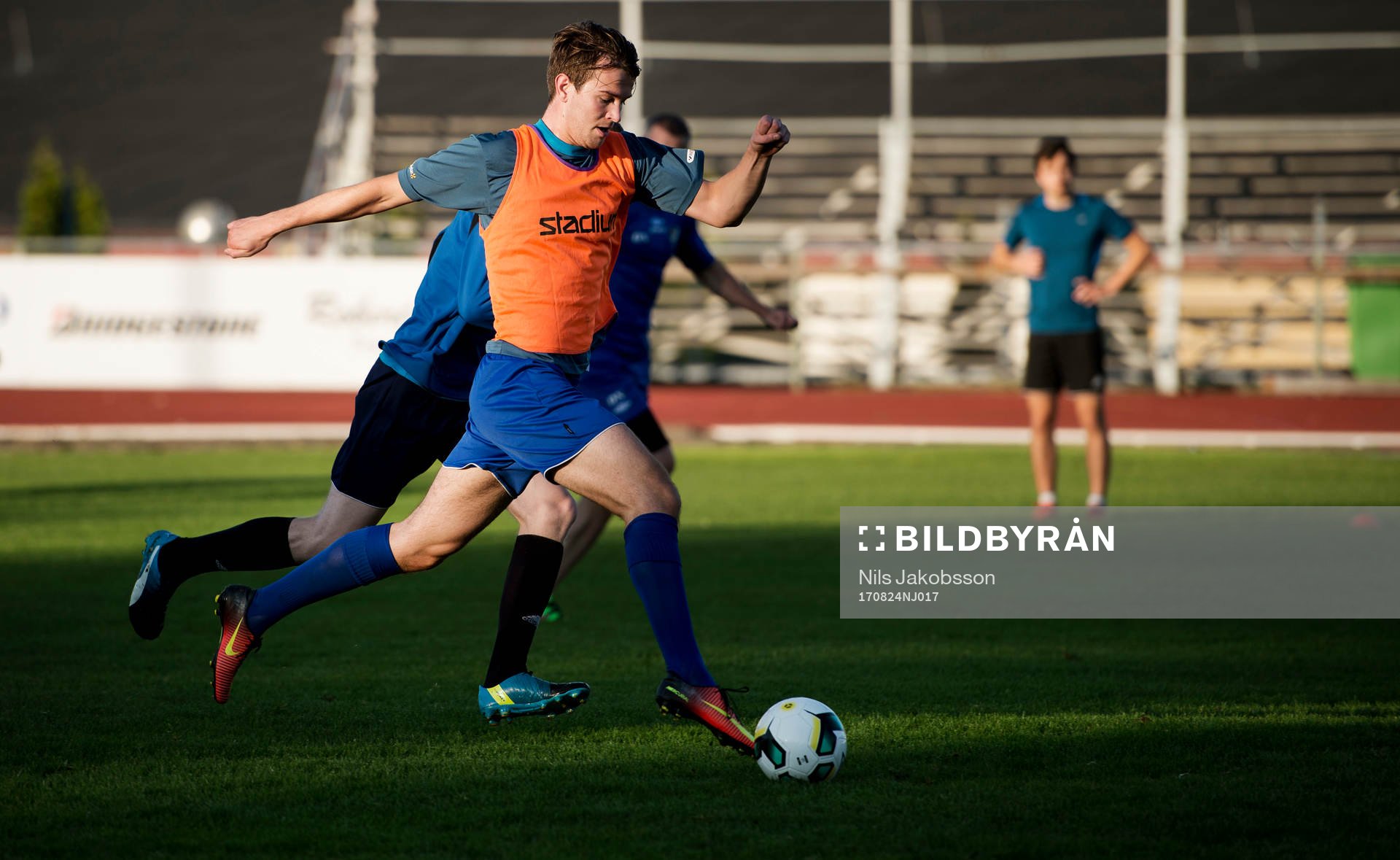 Oscar Lidström när IFK Sundsvall tränar