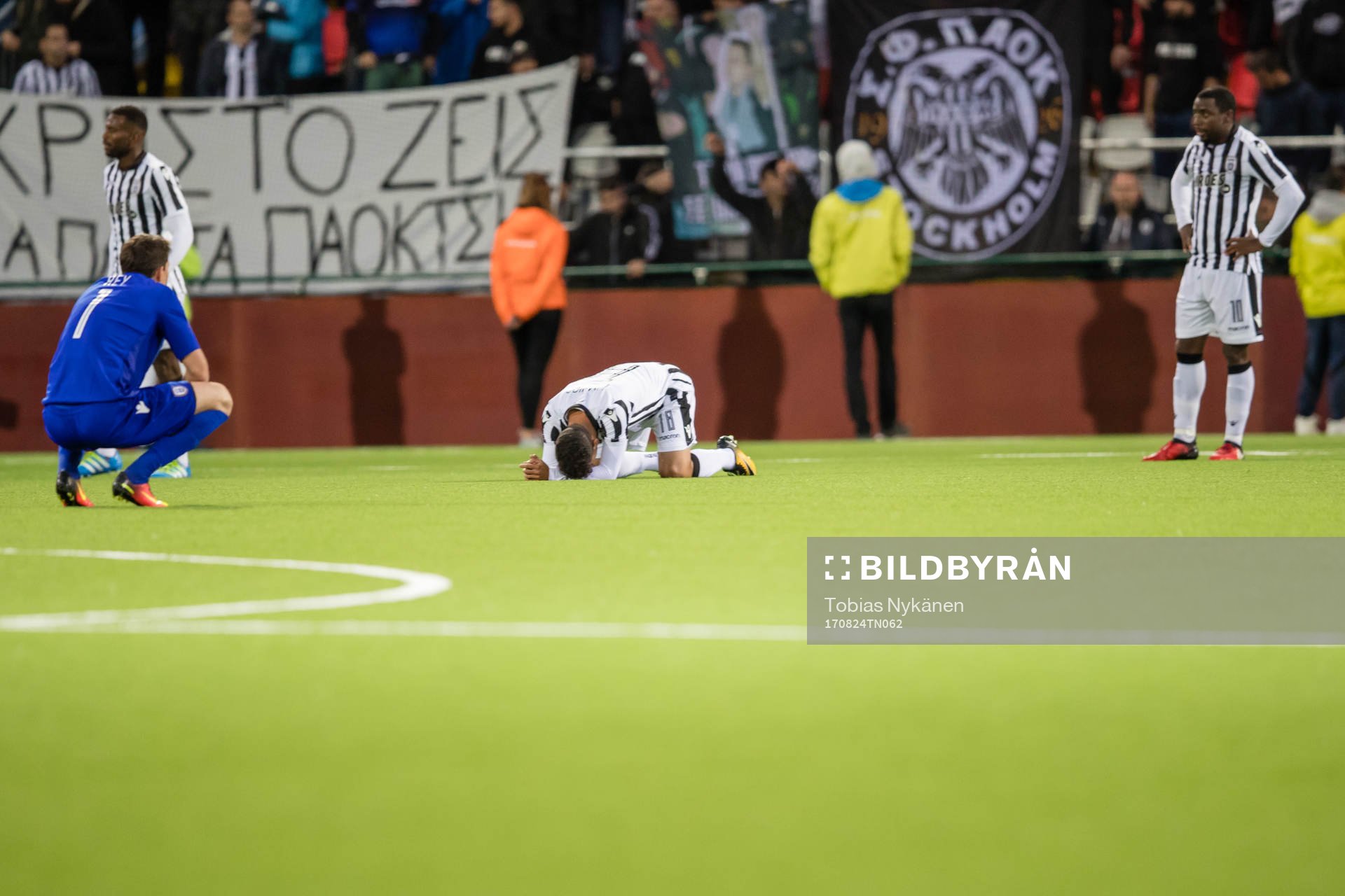 s målvakt Rodrigo Rey, Gojko Cimirot, Djalma Campos deppar