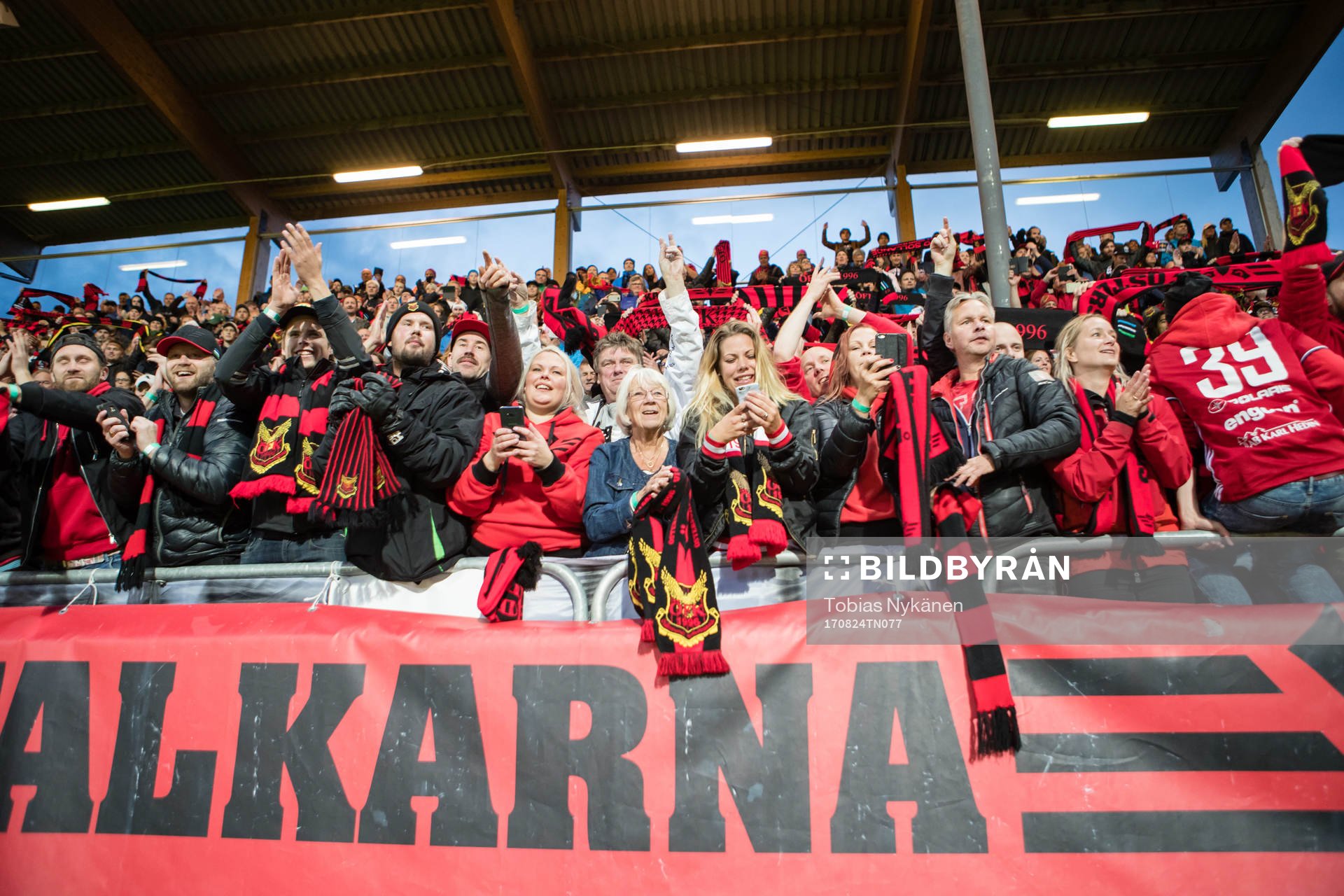 Östersunds fans jublar