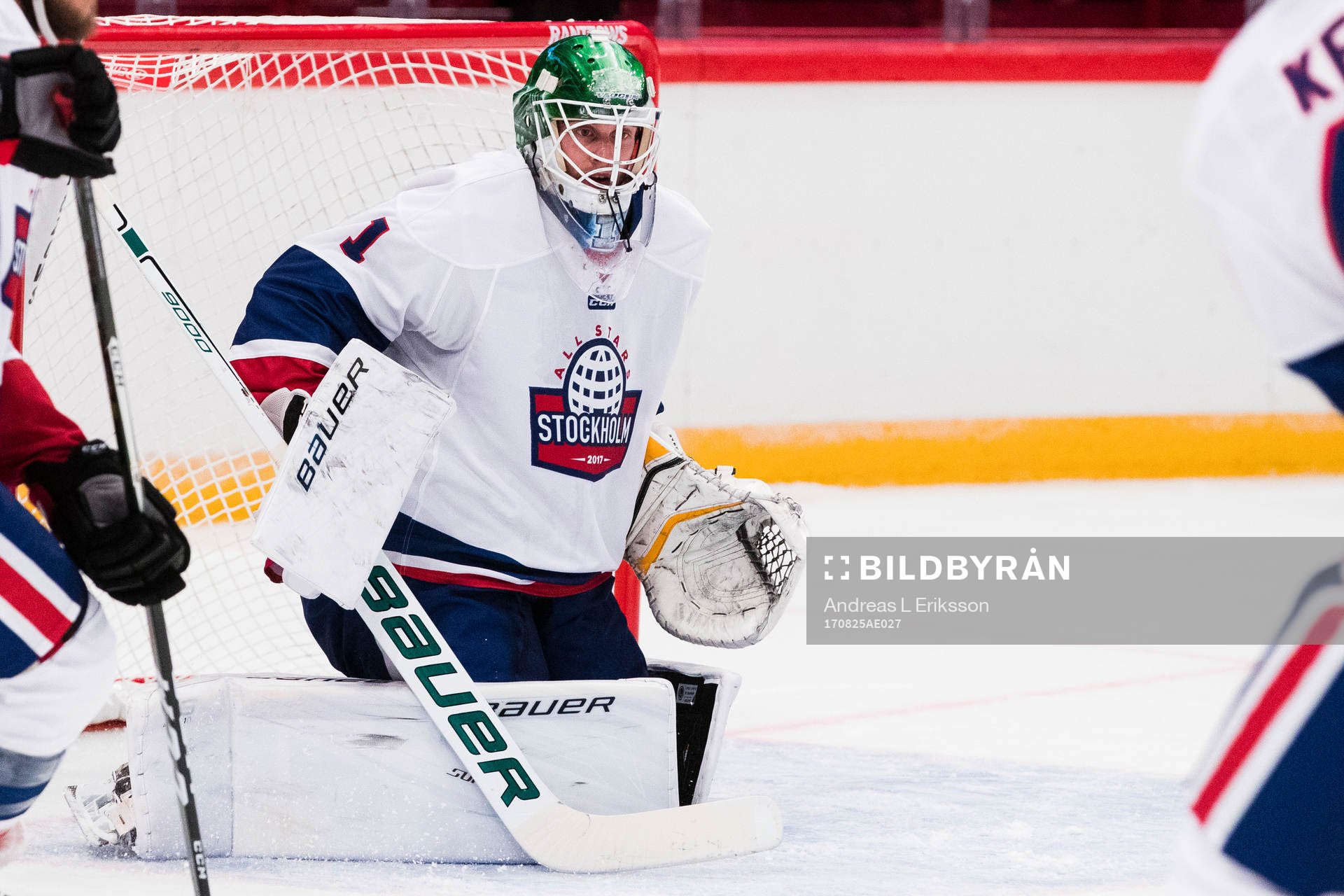 All Stars Stockholms målvakt Niklas Svedberg