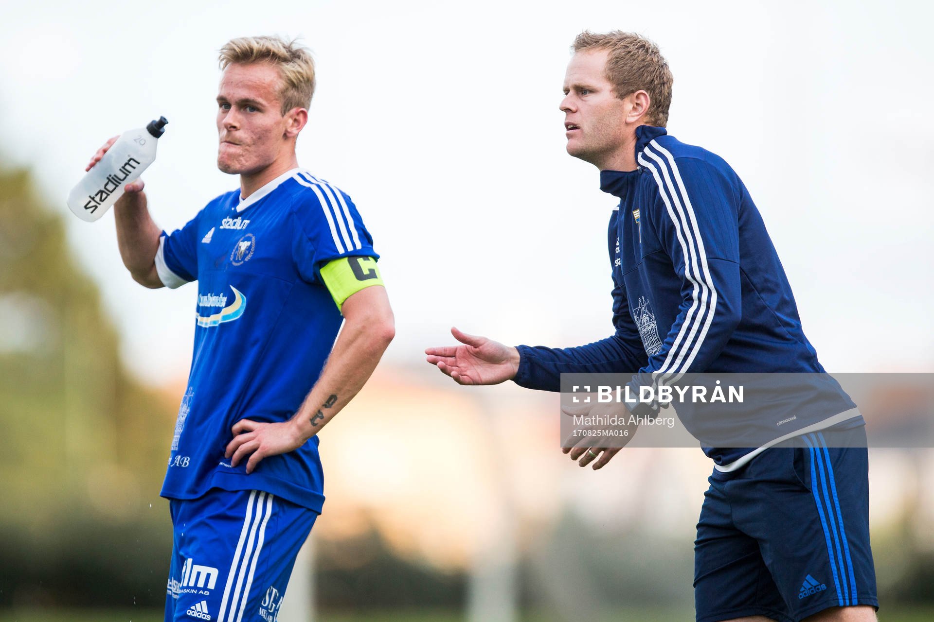 Wormos Filip Welin och tränare Jonas Lindh