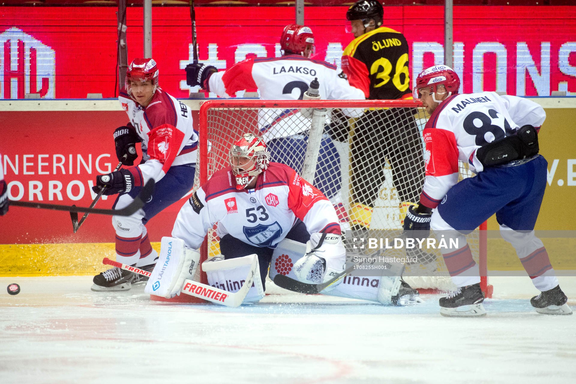 Goalkeeper Atte Engren of Helsinki