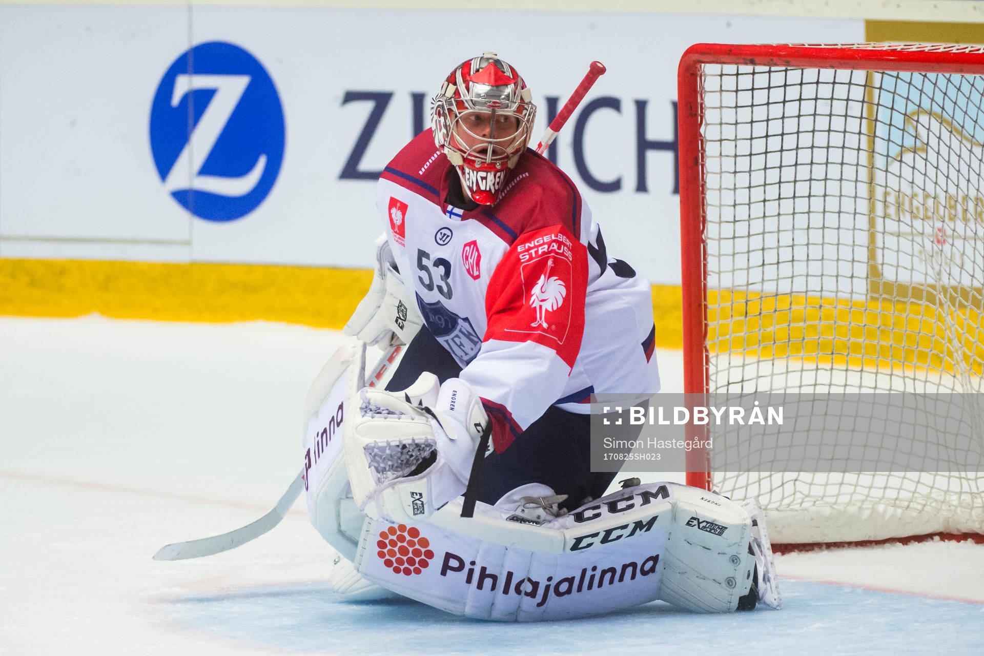 Goalkeeper Atte Engren of Helsinki