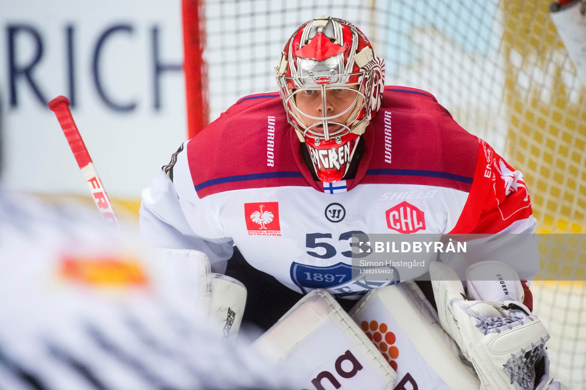 Goalkeeper Atte Engren of Helsinki