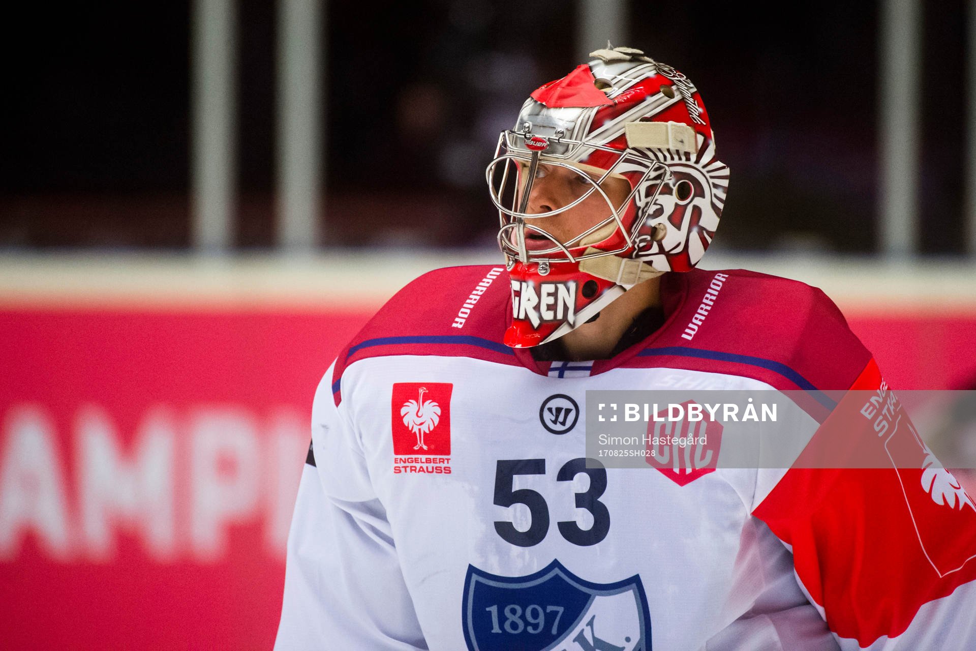Goalkeeper Atte Engren of Helsinki