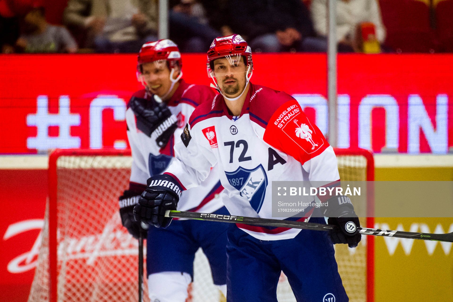 Patrik Carlsson of Helsinki looks dejected