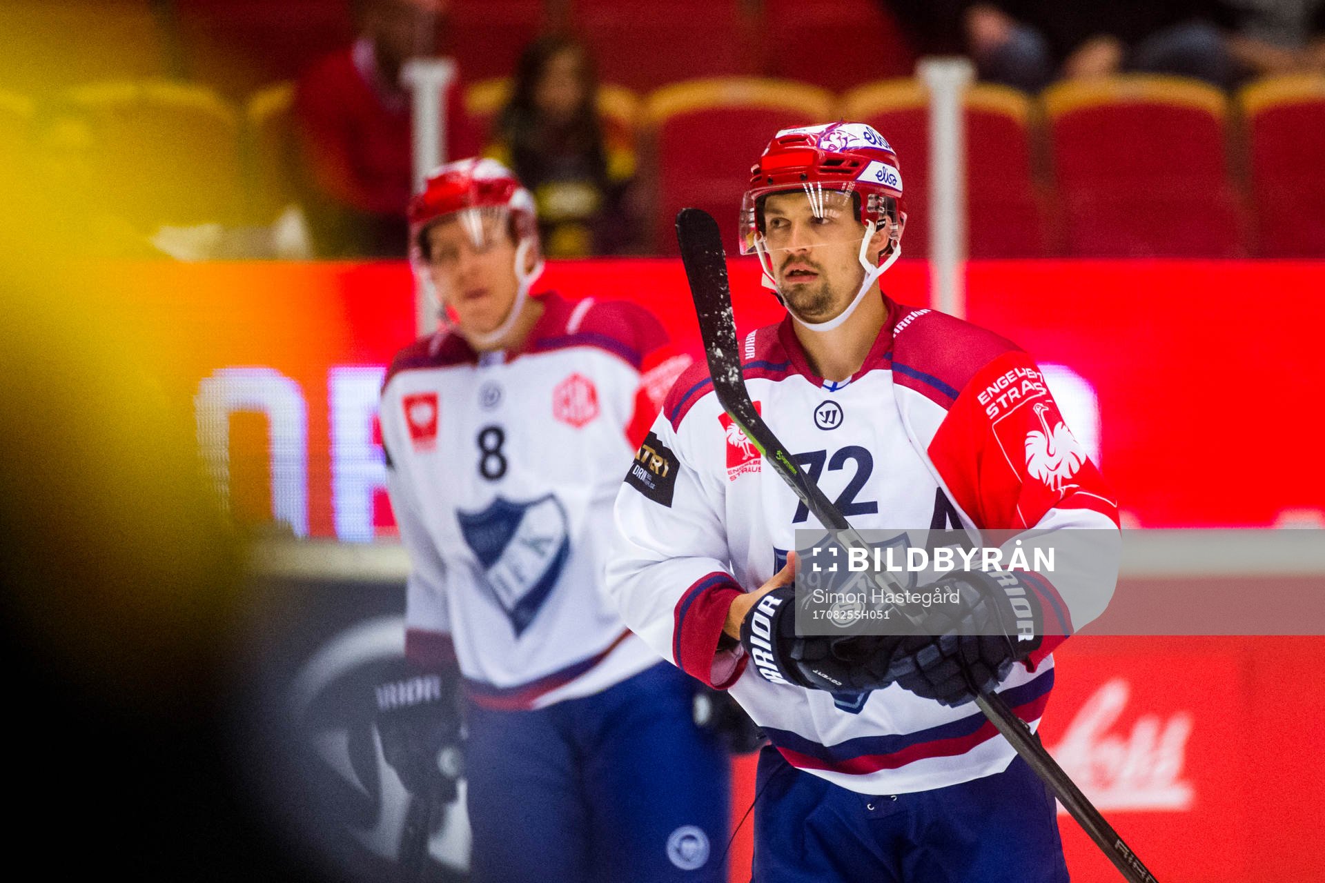 Patrik Carlsson of Helsinki looks dejected