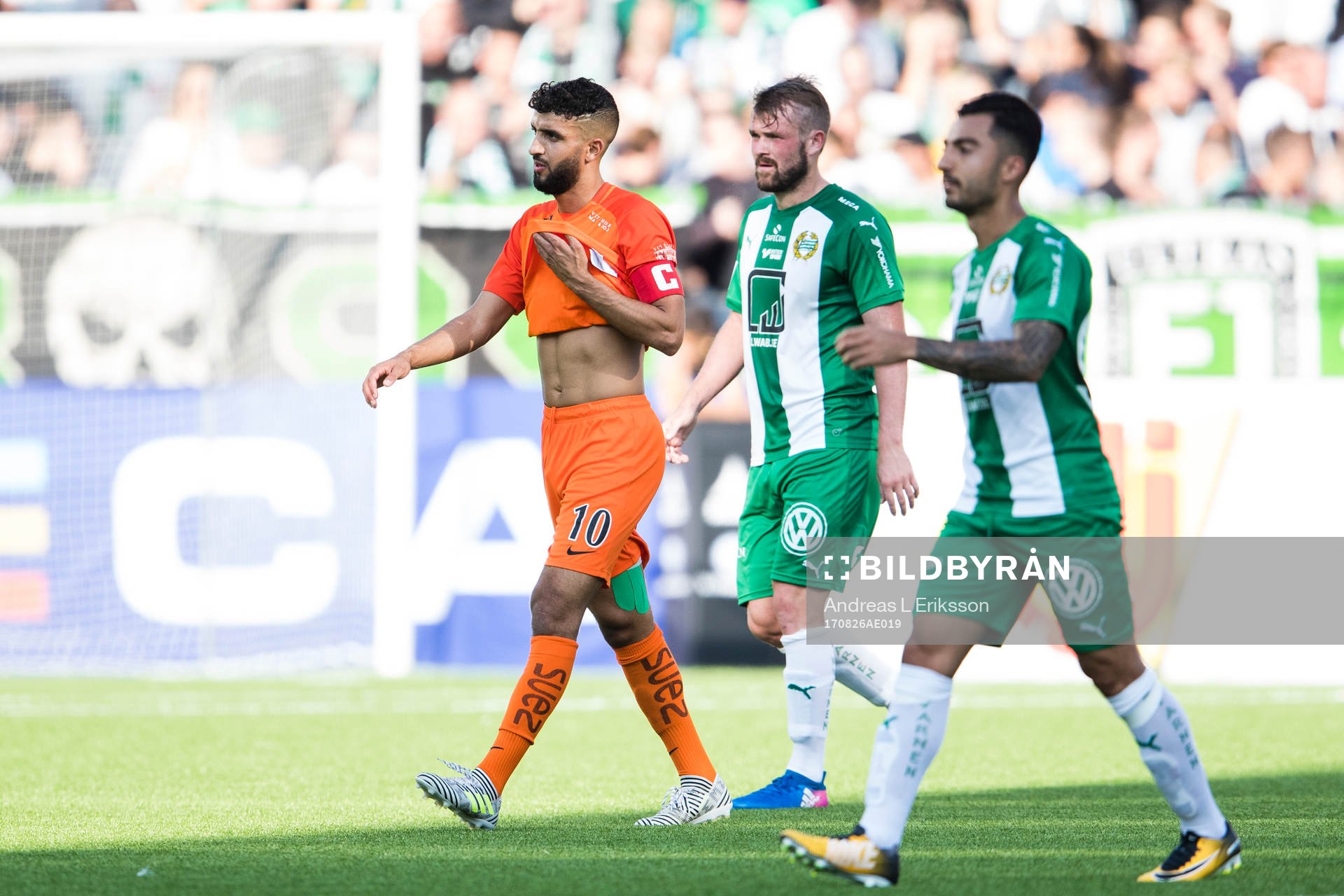 AFC Eskilstunas Omar Eddahri, Hammarbys Mads Fenger Nielsen
