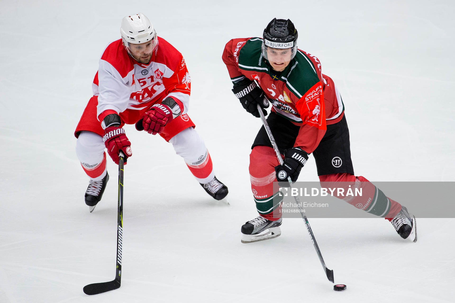 Frölundas Lias Andersson mot Klagenfurts Kevin Kapstad