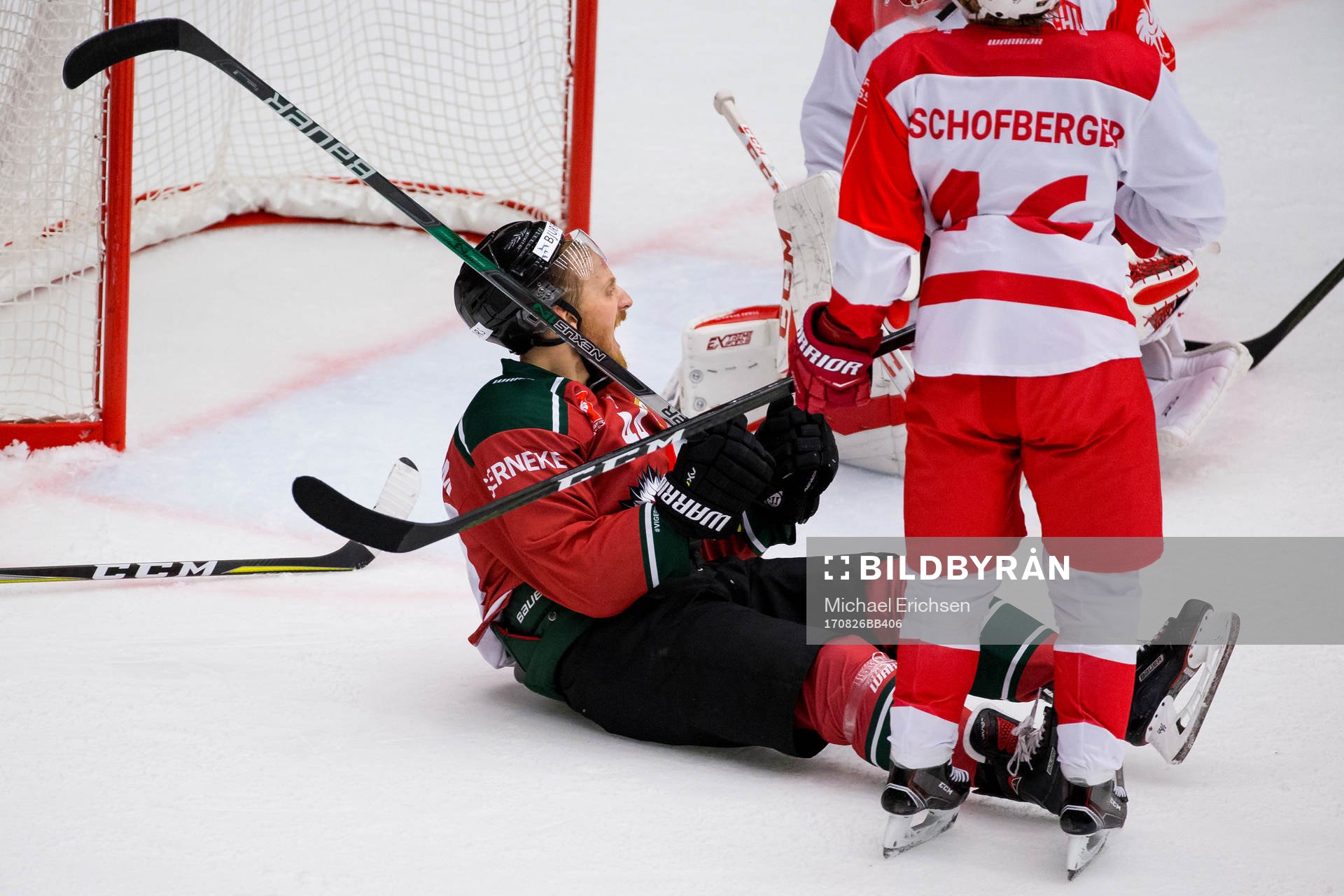 Frölundas Pontus Widerström jublar